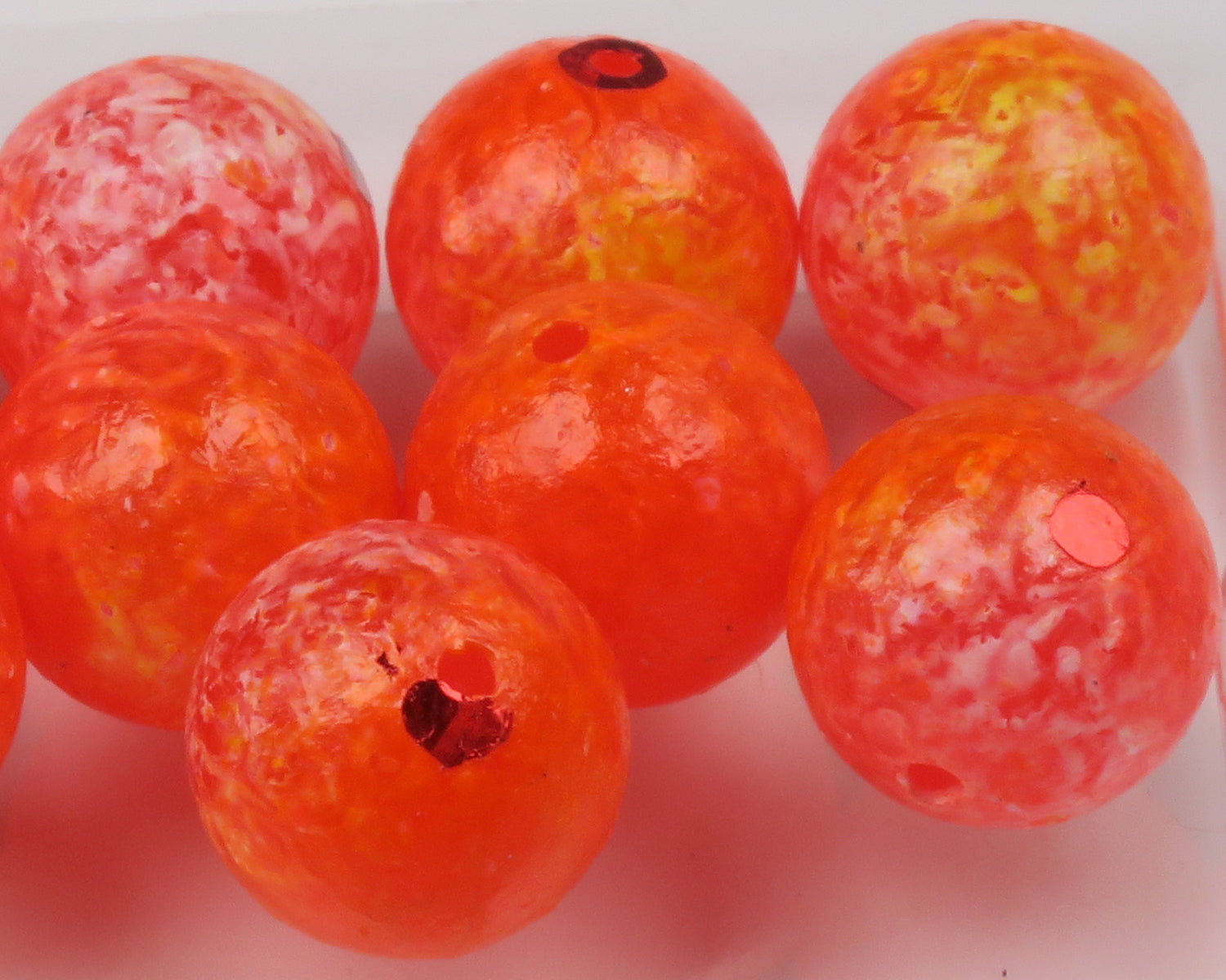 Spirit River UV2 Fusion Blood Drop Egg Beads
