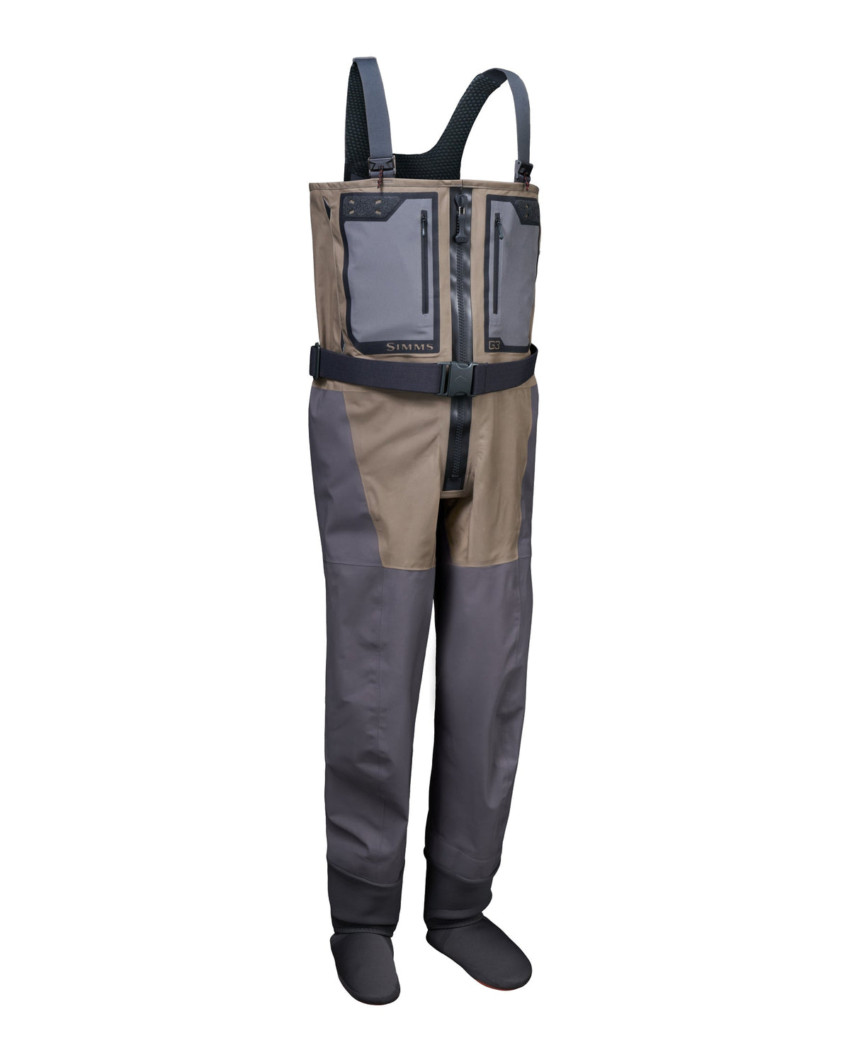 Simms G3Z Pro Stockingfoot Waders in Dark Elkhorn, view 4