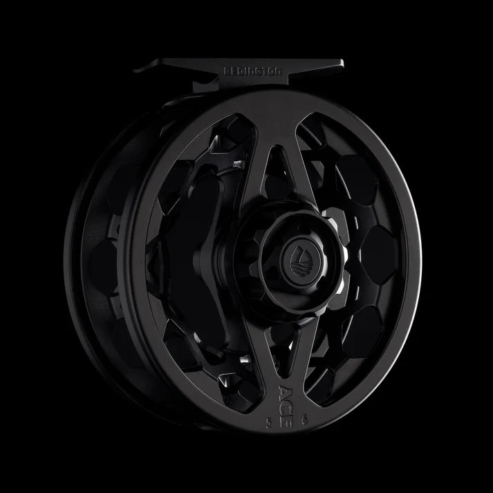 Redington Ace Tactical Edition black fly reel with modern drag system and precision machined aluminum construction