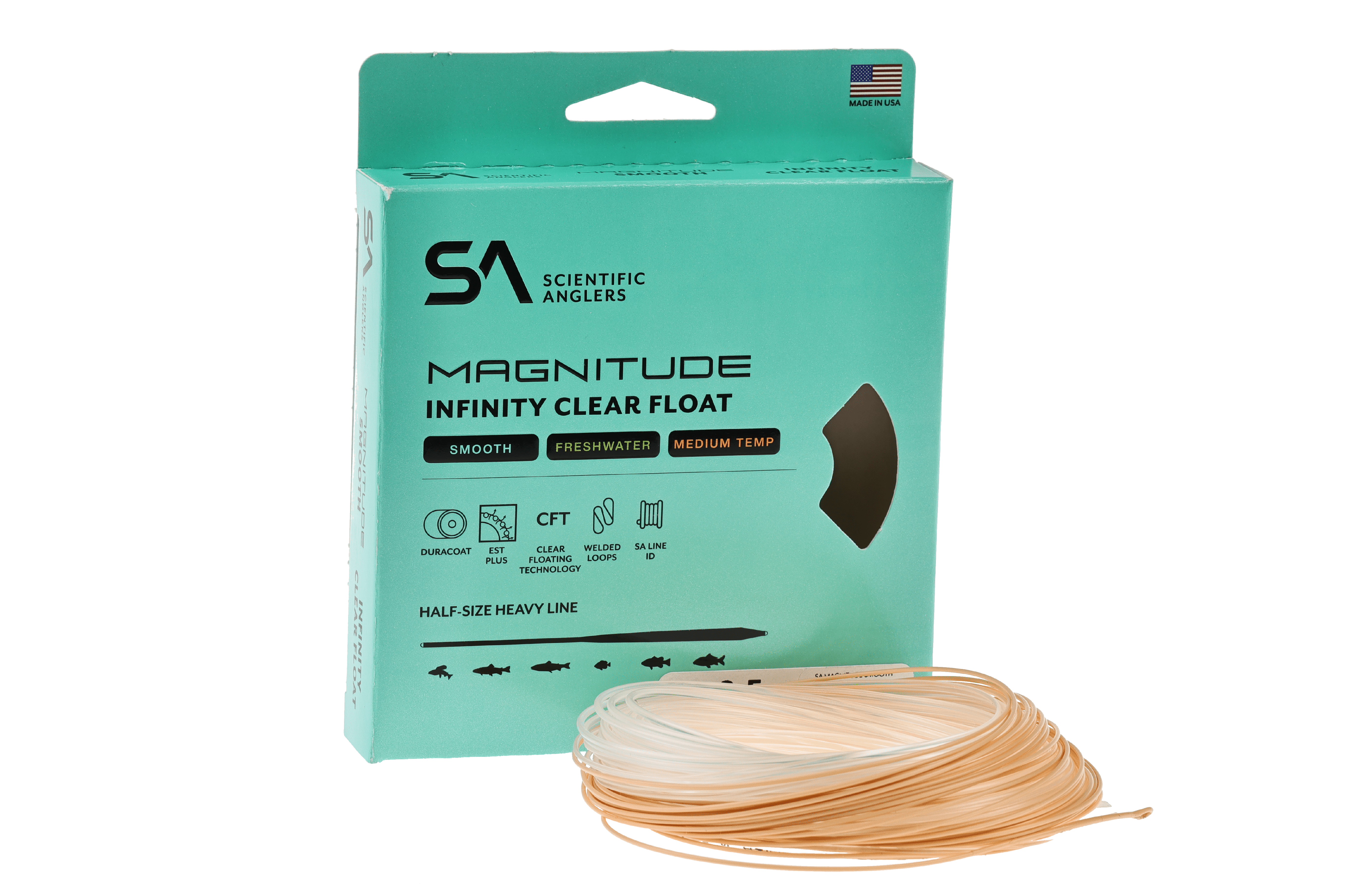 Scientific Anglers Magnitude Smooth Infinity Clear Tip Floating Line