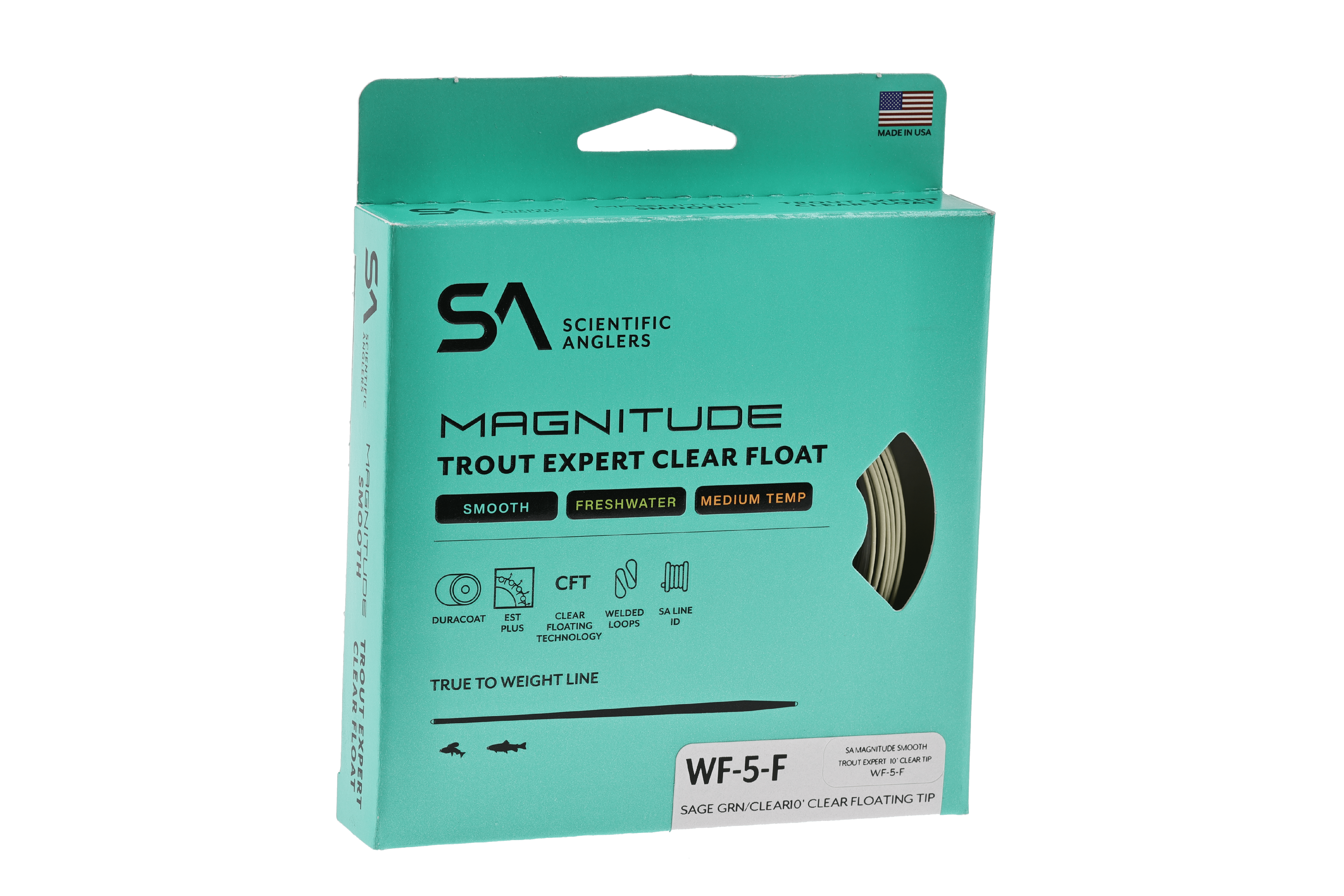 Scientific Anglers Magnitude Smooth Trout Expert Clear Tip Floating Line
