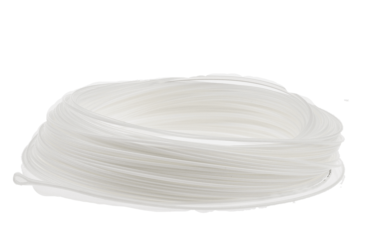 Scientific Anglers Magnitude Smooth Bonefish Plus white fly line coiled on white background
