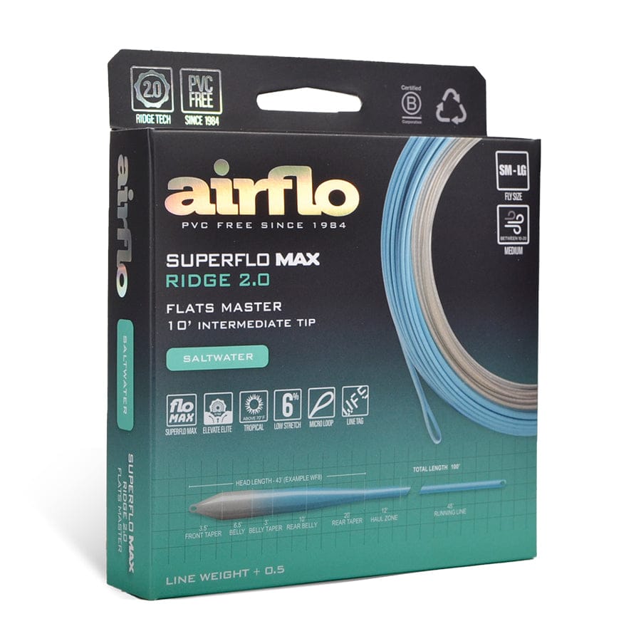Airflo Superflo Max Ridge 2.0 Flats Master Saltwater Fly Line