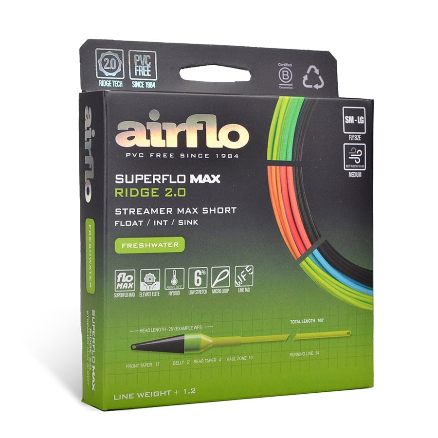 Airflo Superflo Max Ridge 2.0 Streamer Max Short Sinking Fly Line