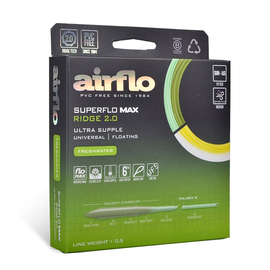 Airflo Superflo Max Ridge 2.0 Ultra Supple Universal Taper Fly Line
