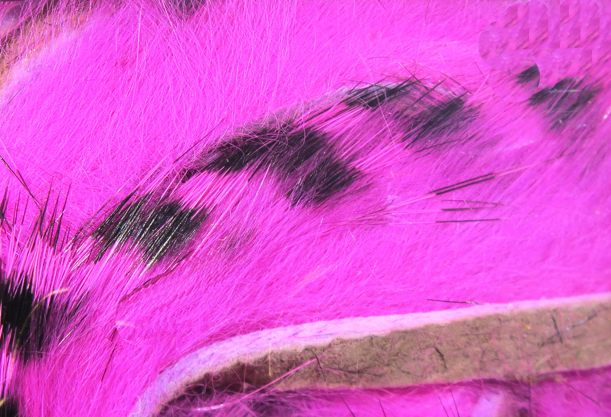 Hareline Black-Barred Rabbit Fur Strips