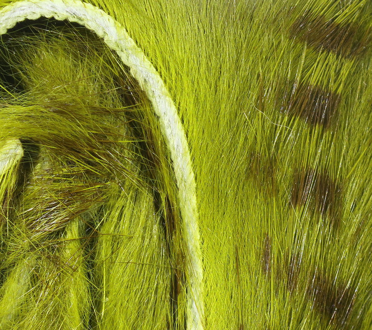 Hareline Brown Barred Rabbit Fur Strips