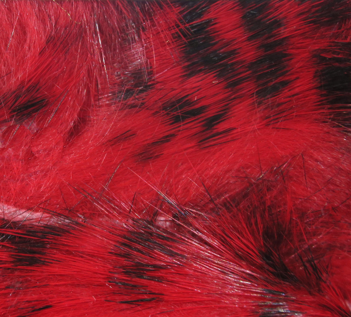 Hareline Black-Barred Rabbit Fur Strips