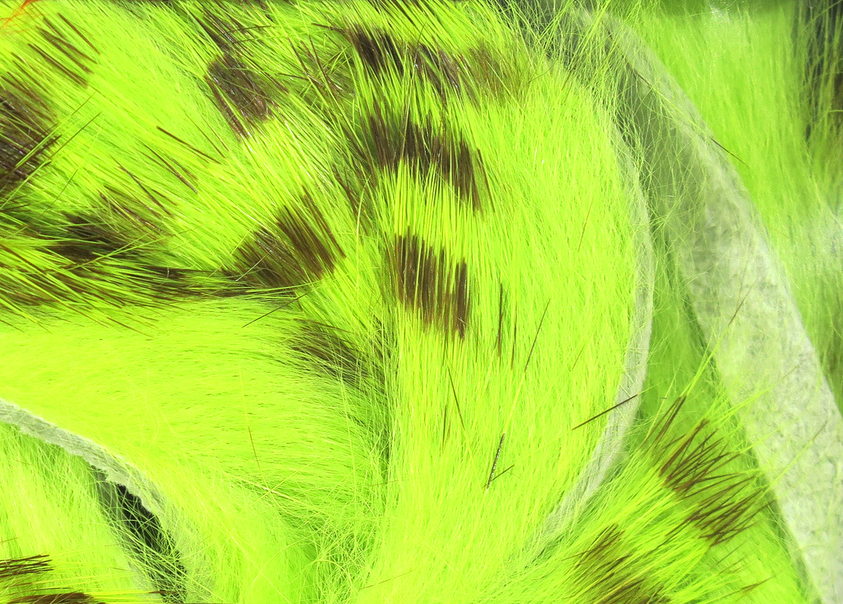 Hareline Olive-Barred Rabbit Fur Strips