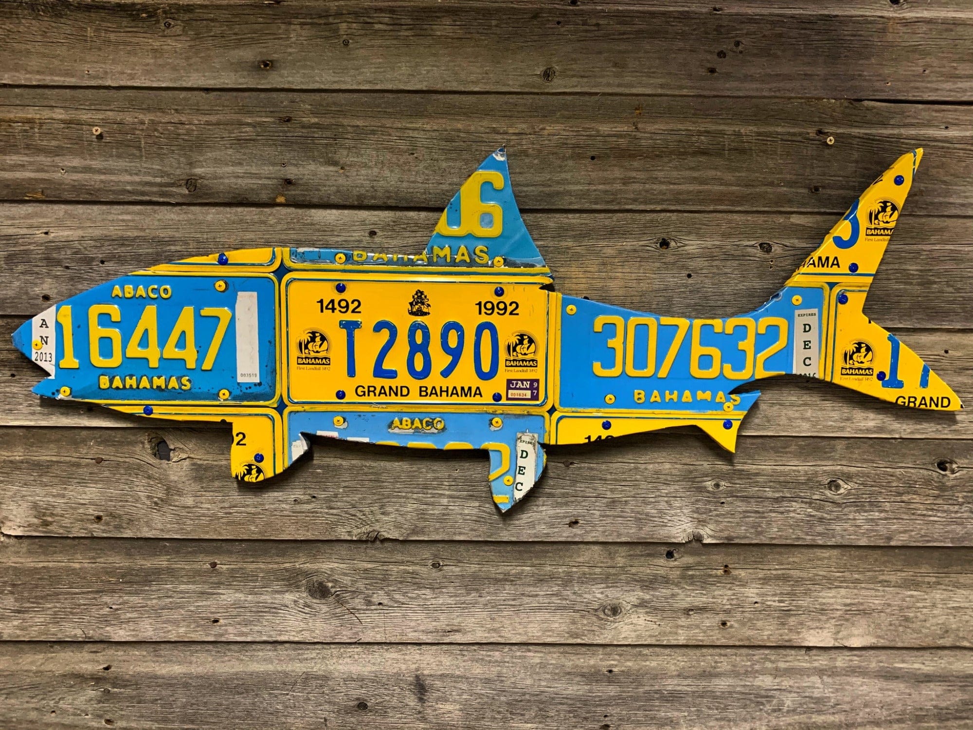 Bahamas Bonefish License Plate Artwork - Image 1