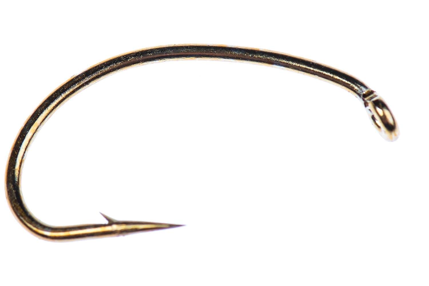 Core C1130 Shrimp and Caddis Pupa Fine Wire Hooks - Bronze