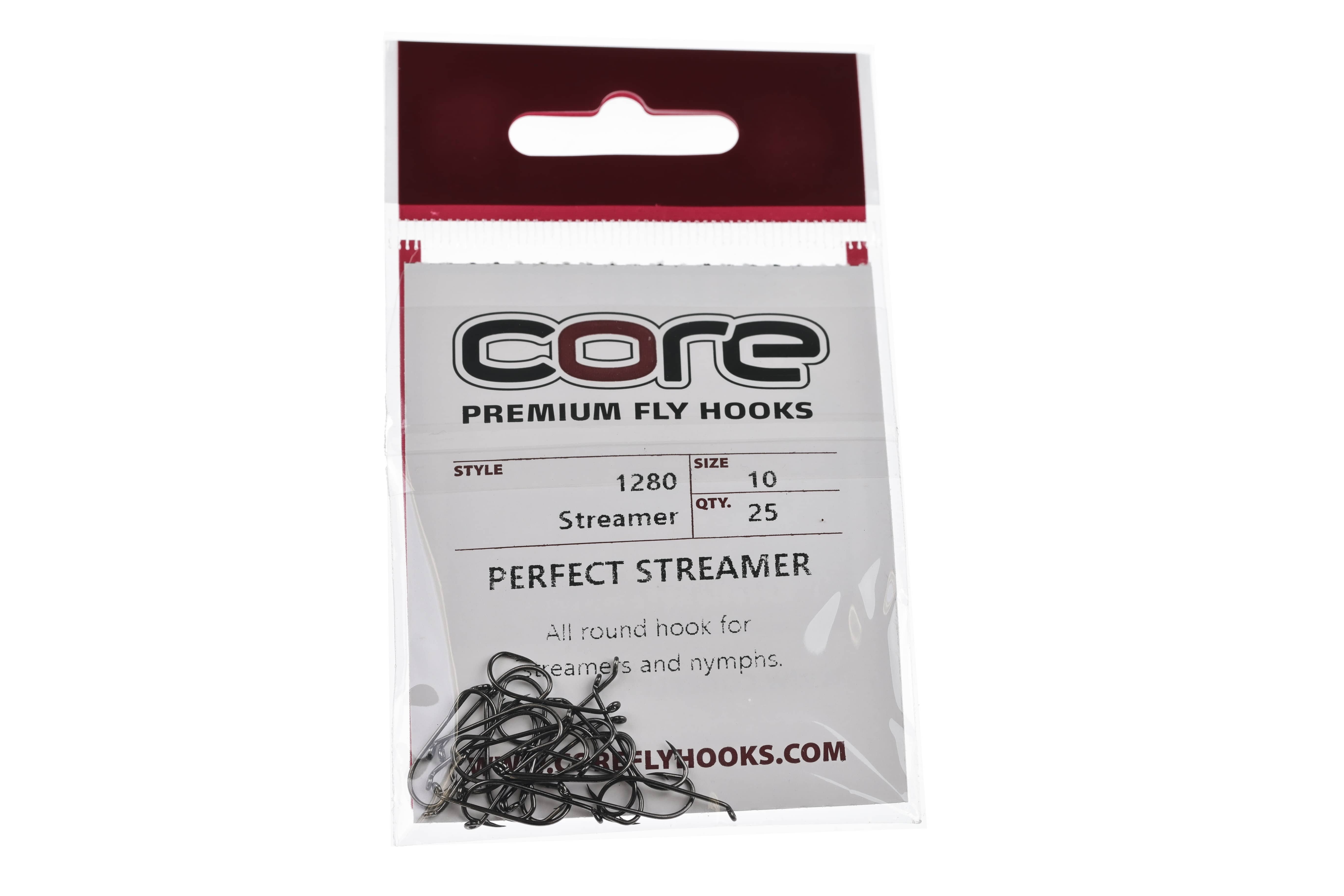 Core C1280 Perfect Streamer Black Hooks