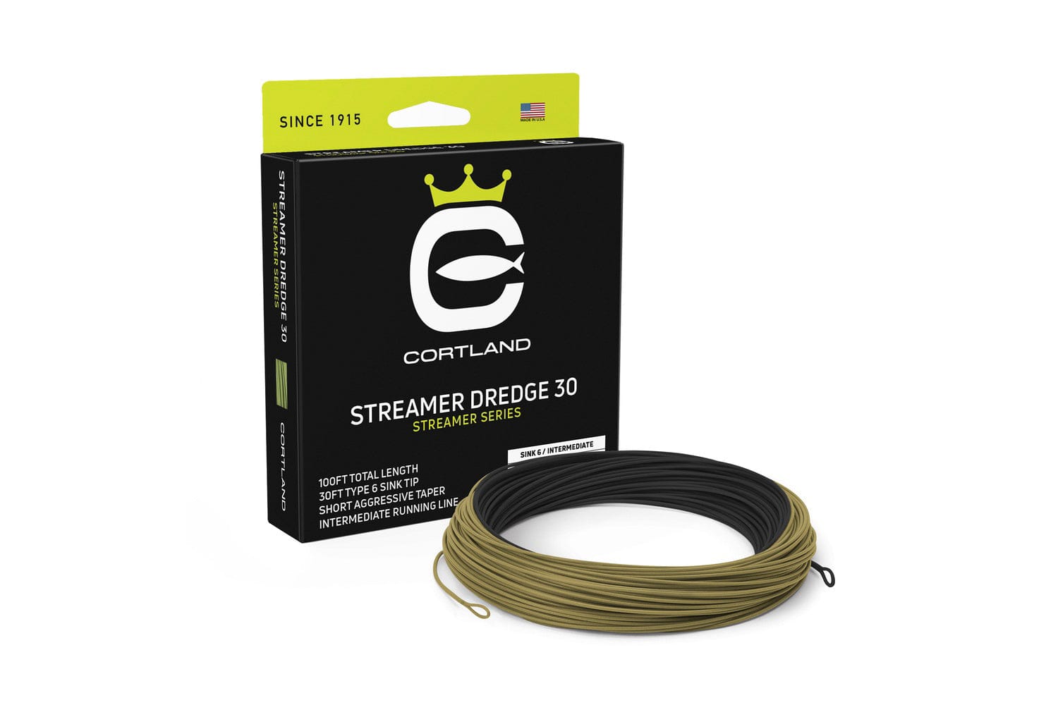 Cortland Streamer Sink Tip Dredge 30 Fly Line