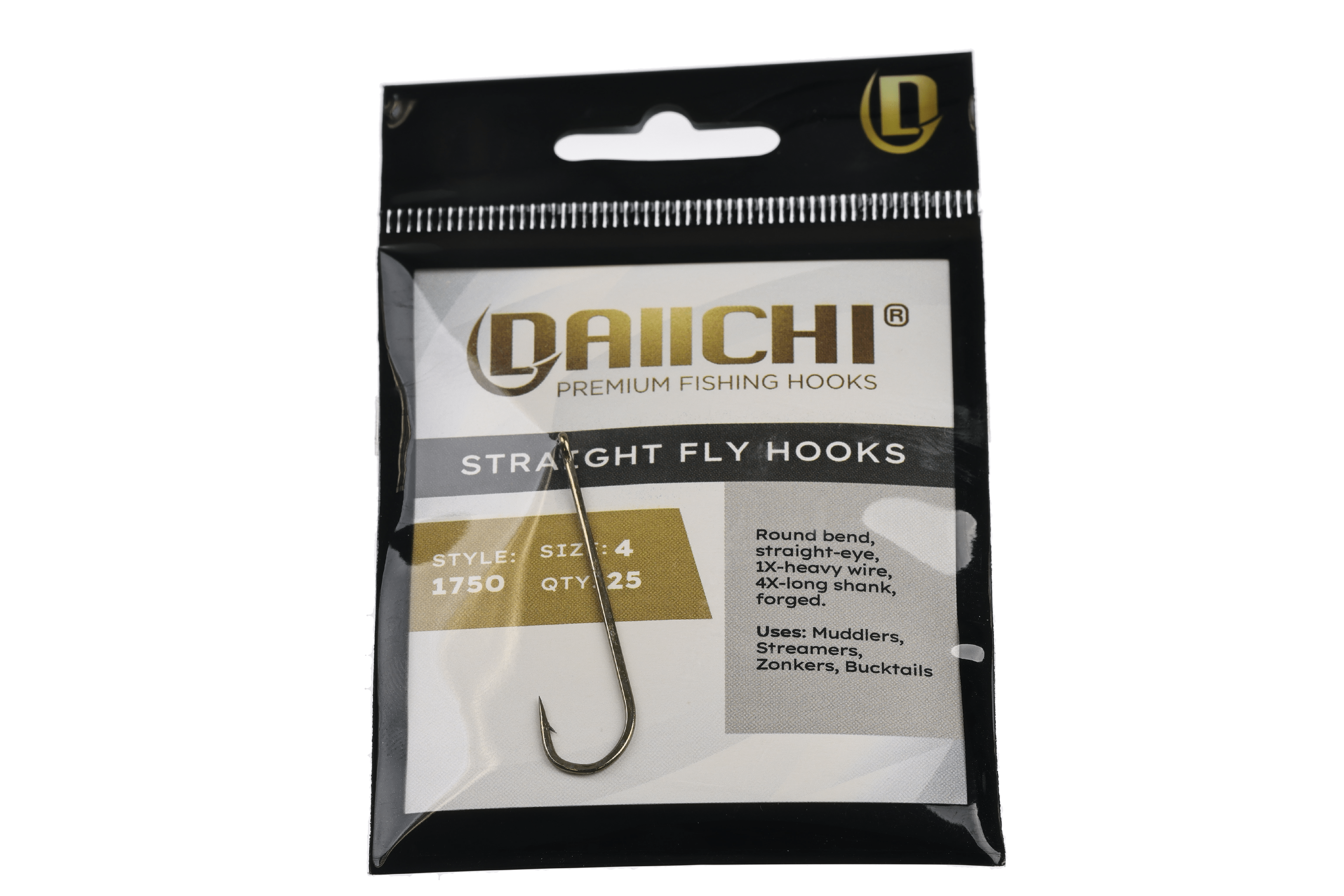 Daiichi 1750 Straight Eye Streamer Hooks