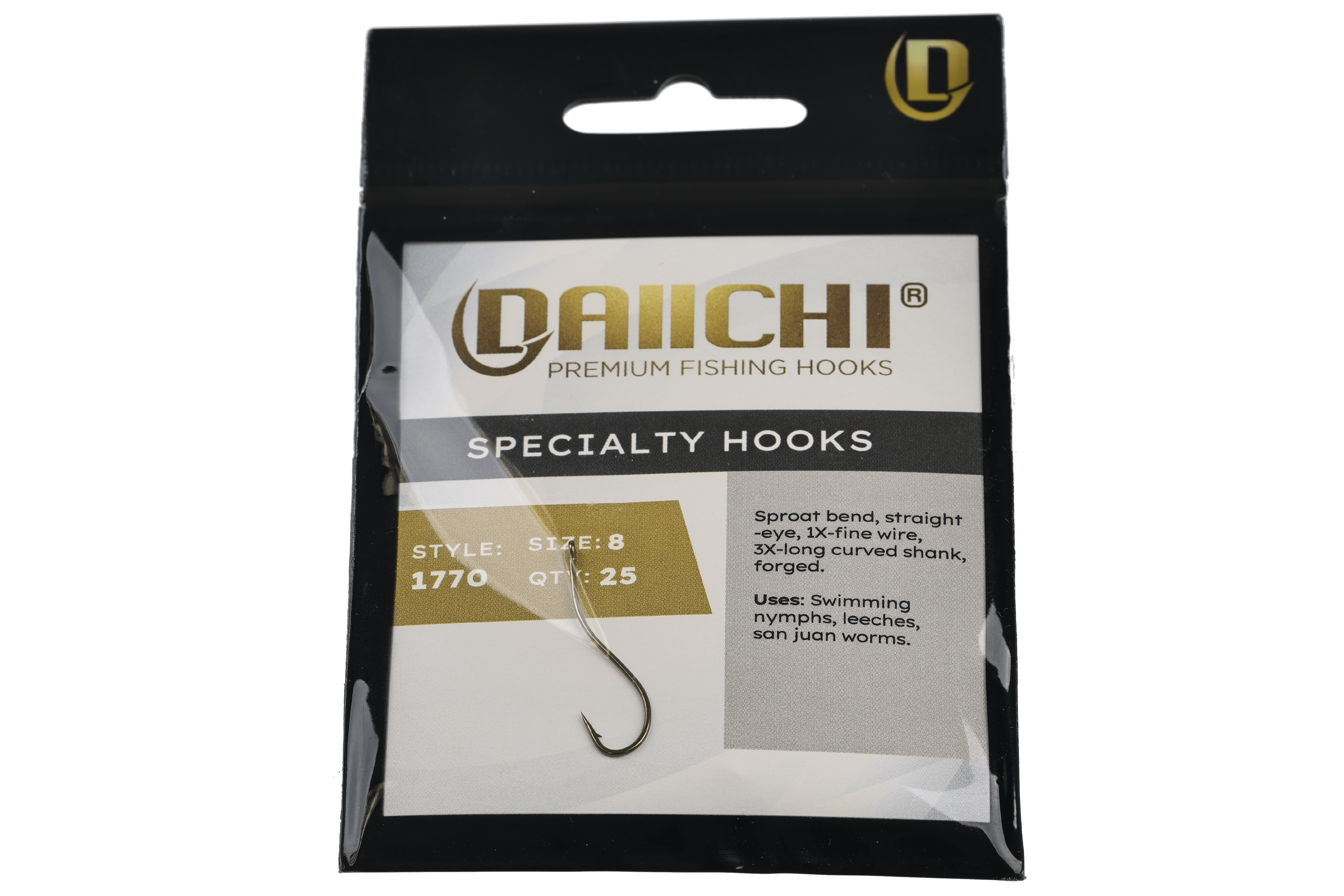 Daiichi 1770 Swimming Nymph Hooks
