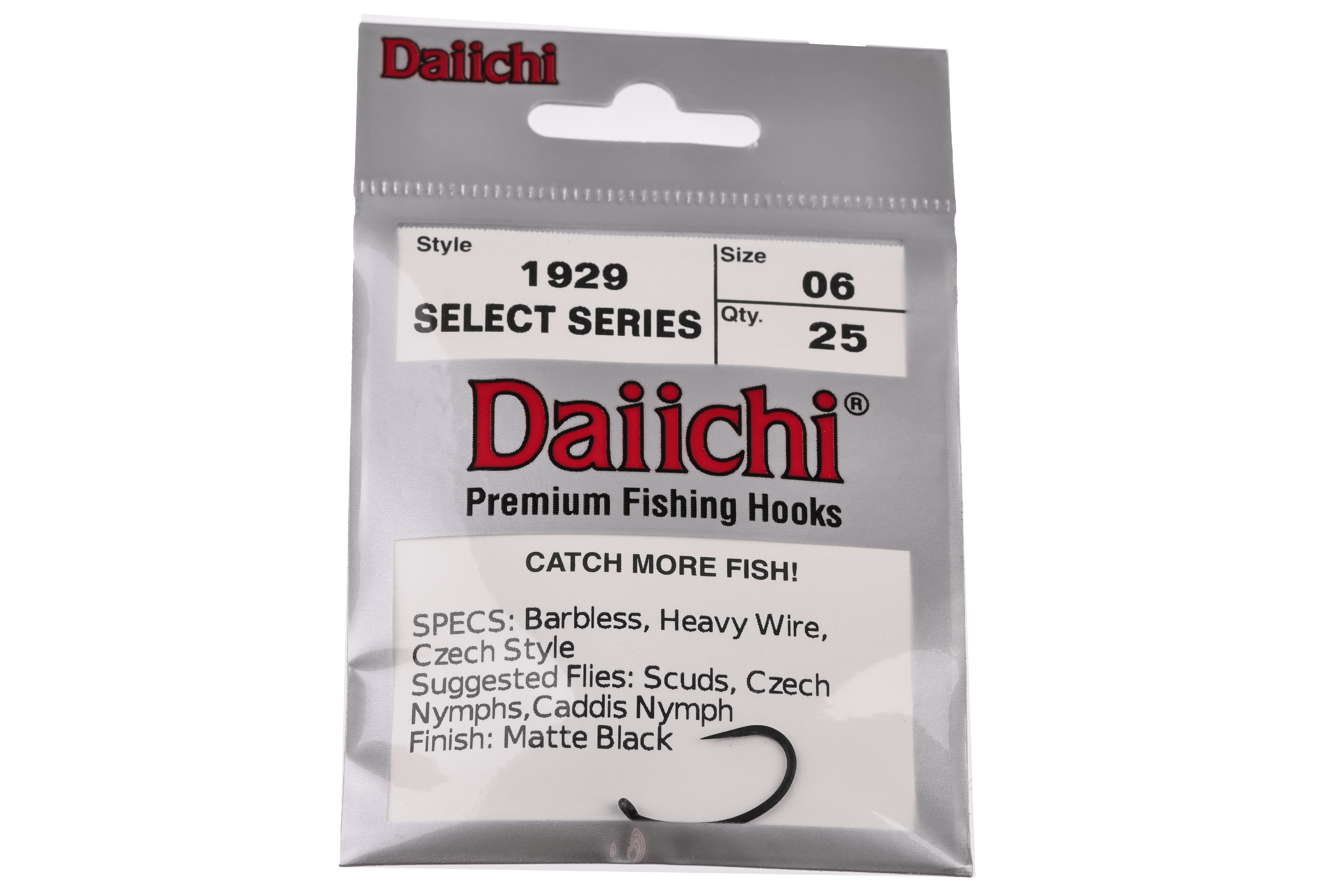 Daiichi 1929 Matte Black Hooks