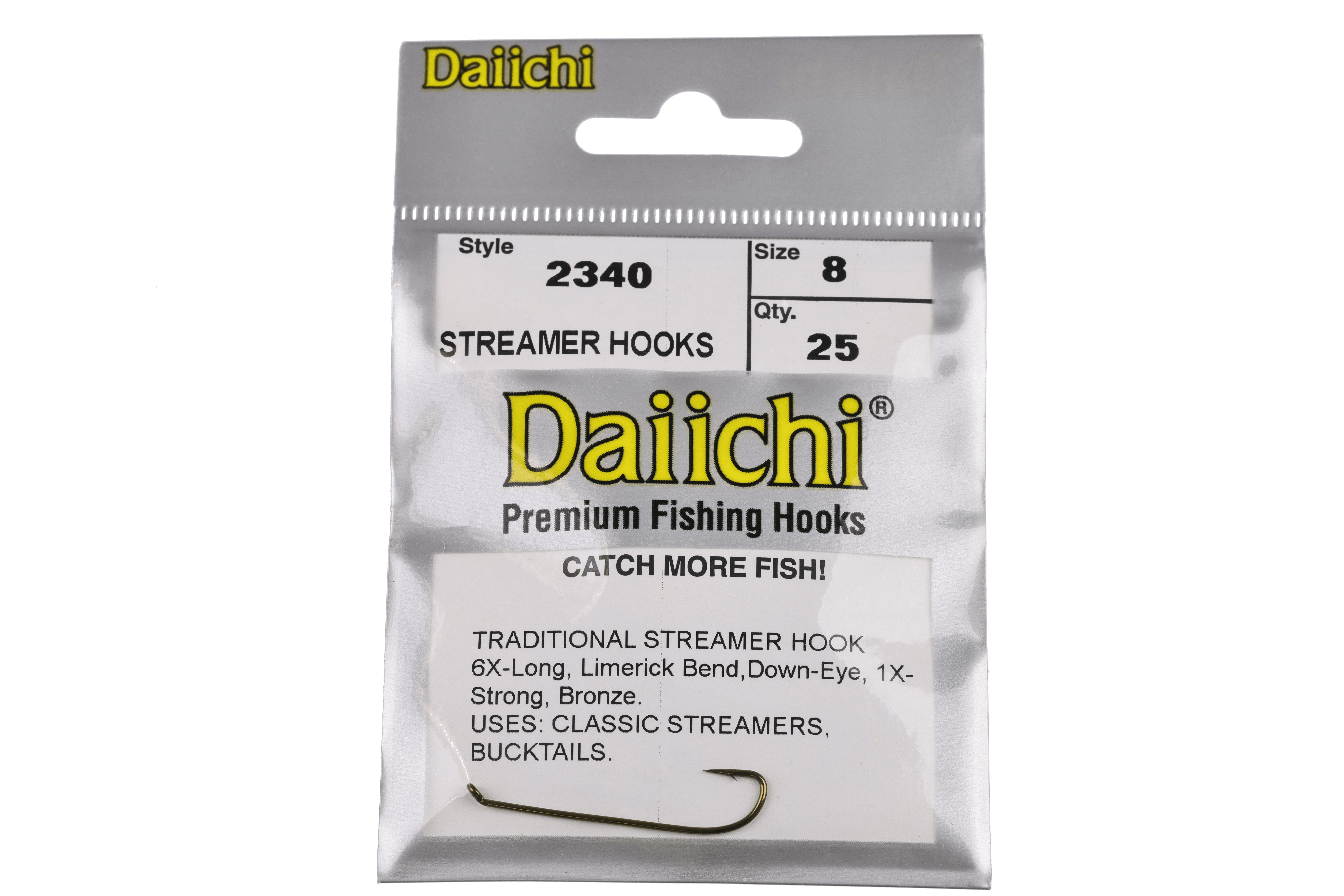 Daiichi 2340 6X-Long Streamer Hooks