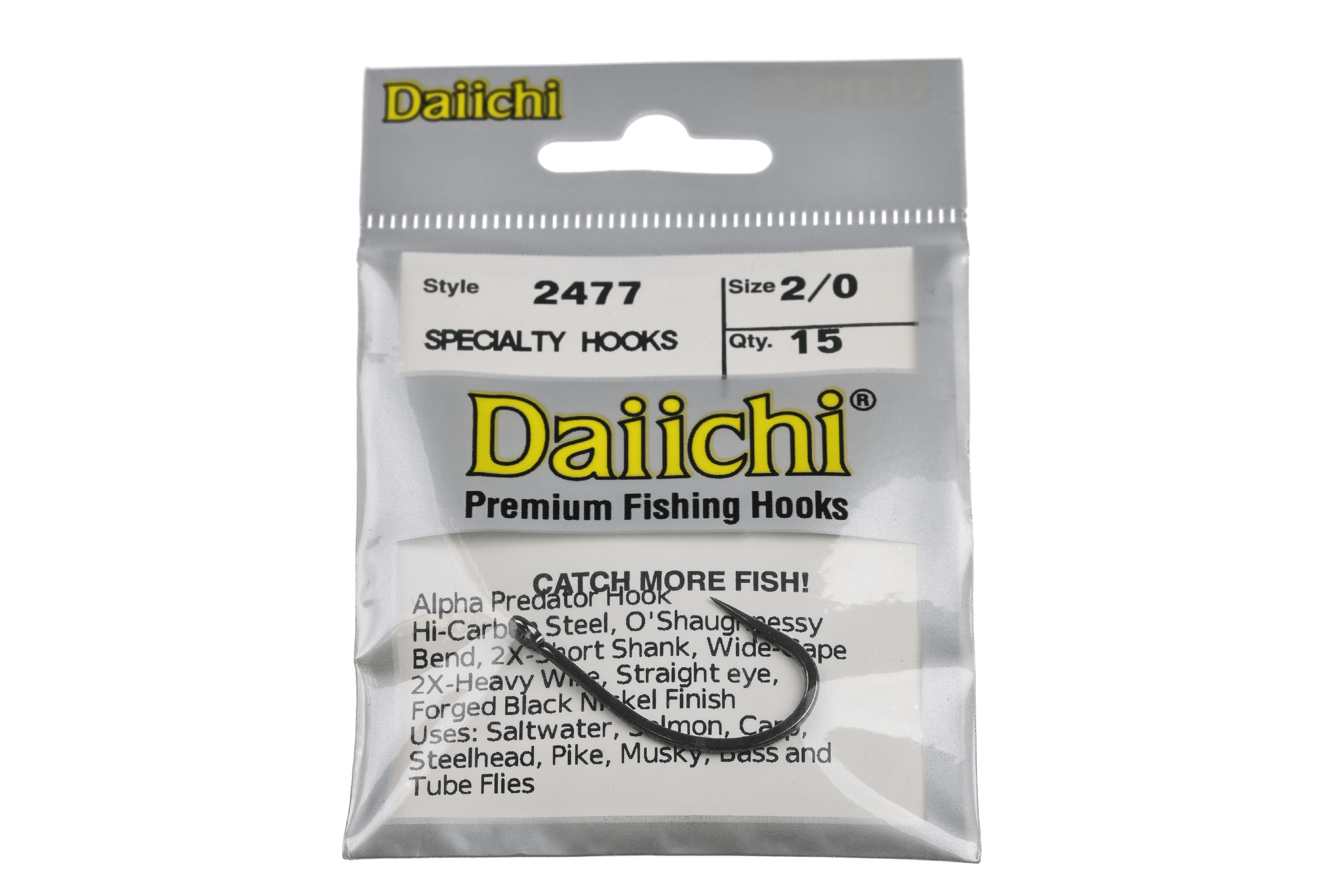 Daiichi 2477 Alpha Predator Hooks