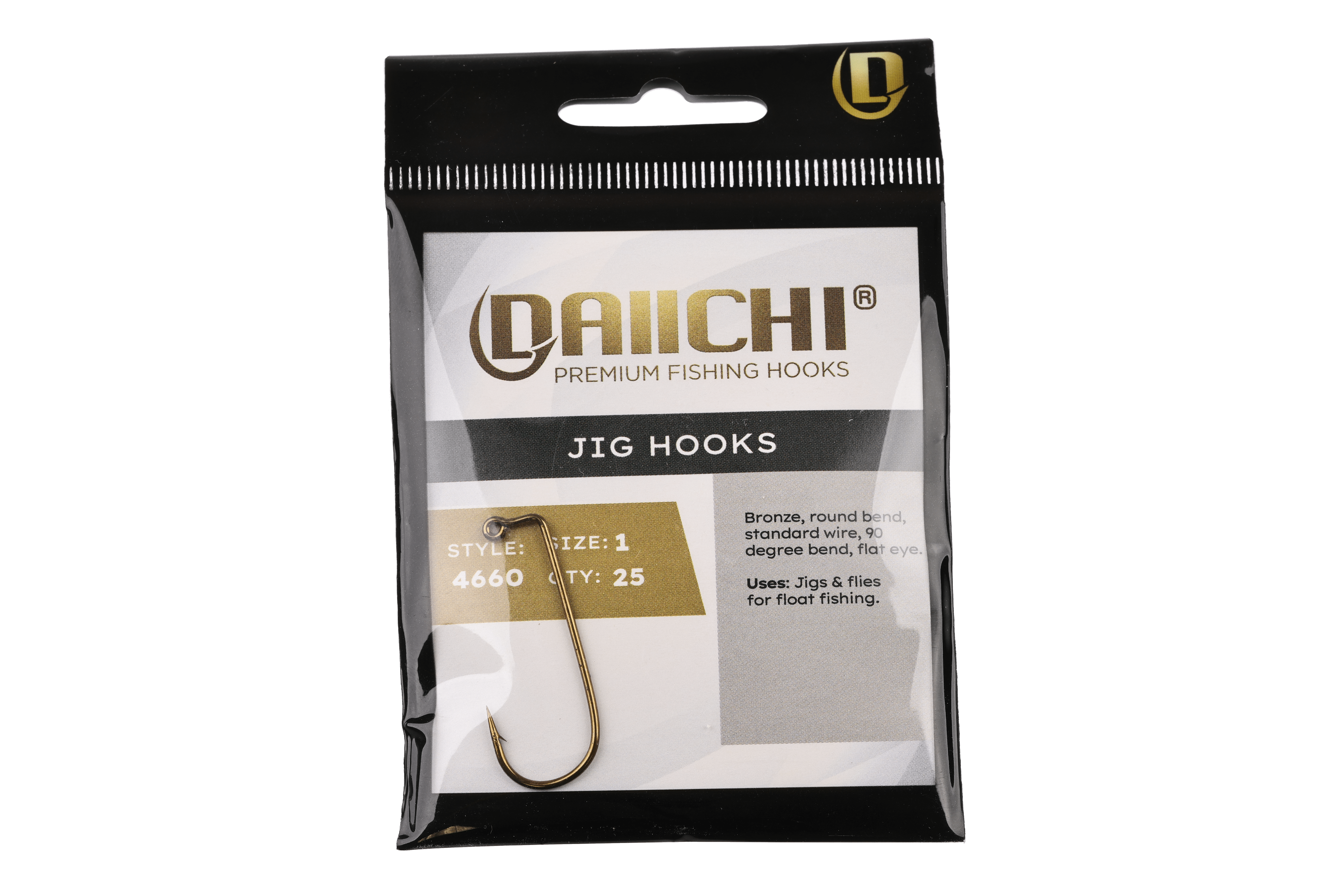 Daiichi 4660 90 Degree Standard Jig Hooks