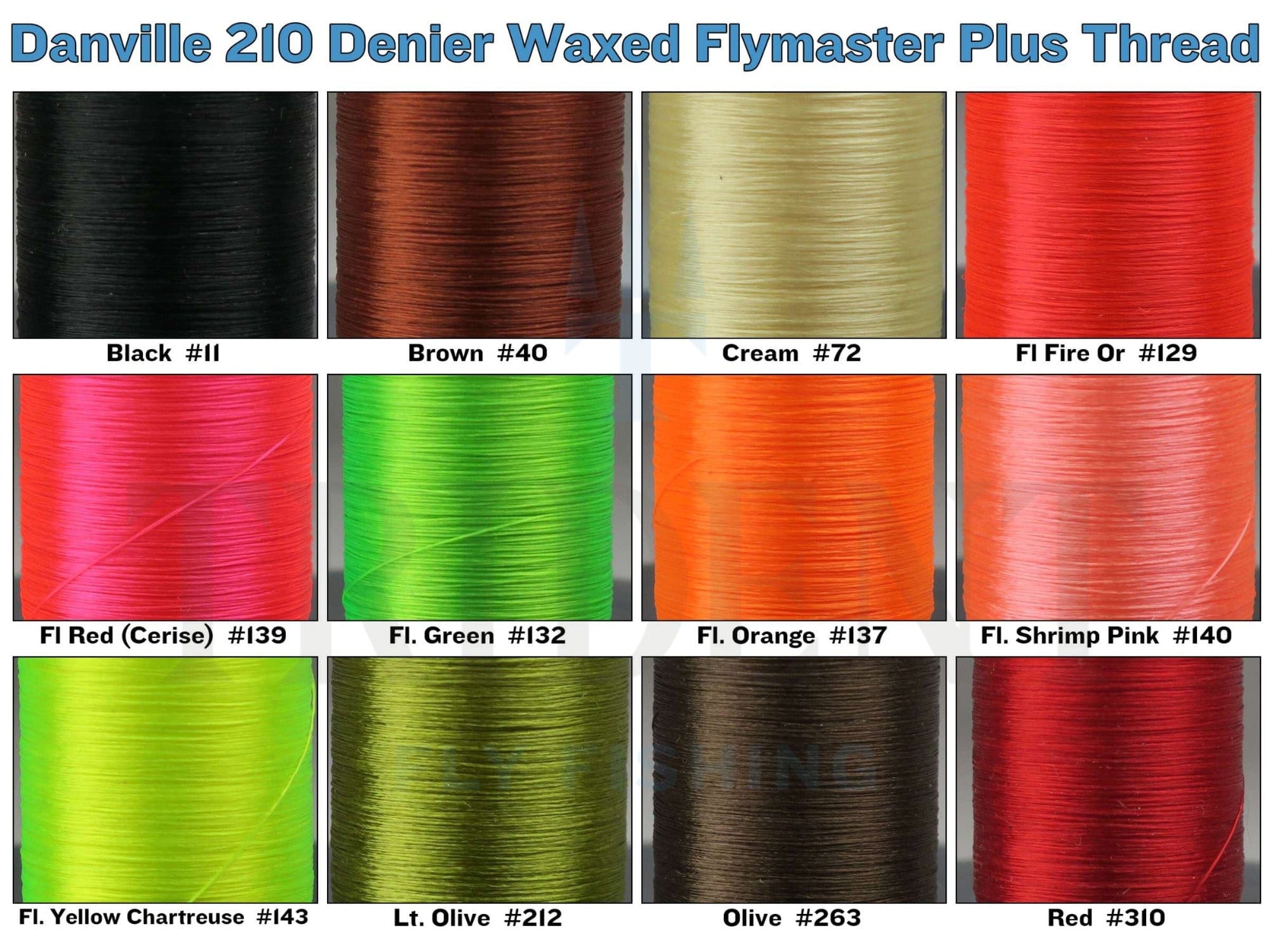 Danville 210 Denier Waxed Flymaster Plus Thread