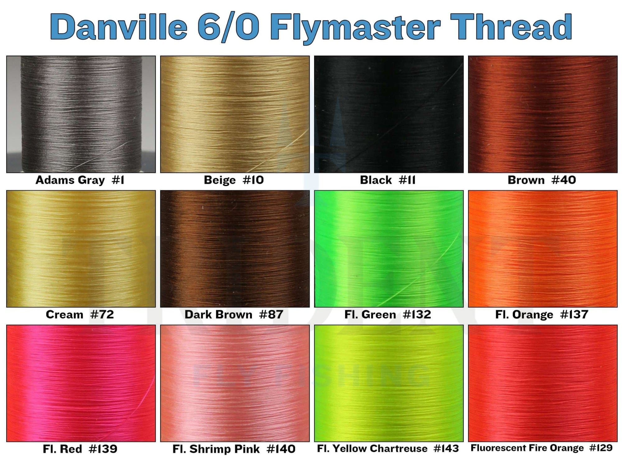Danville 6/0 (70 Denier) Flymaster Thread