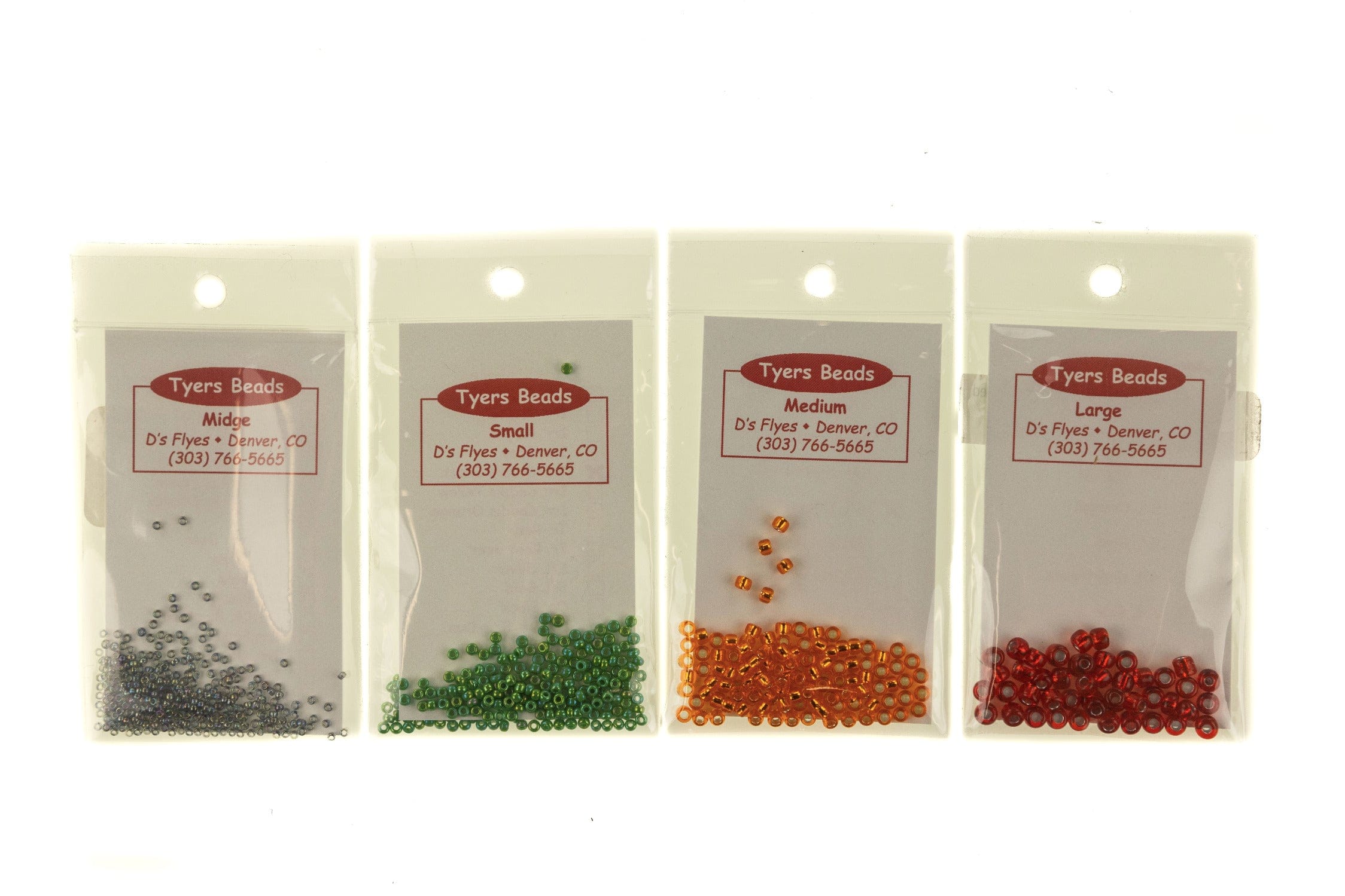 D's Flyes Tyers Glass Beads