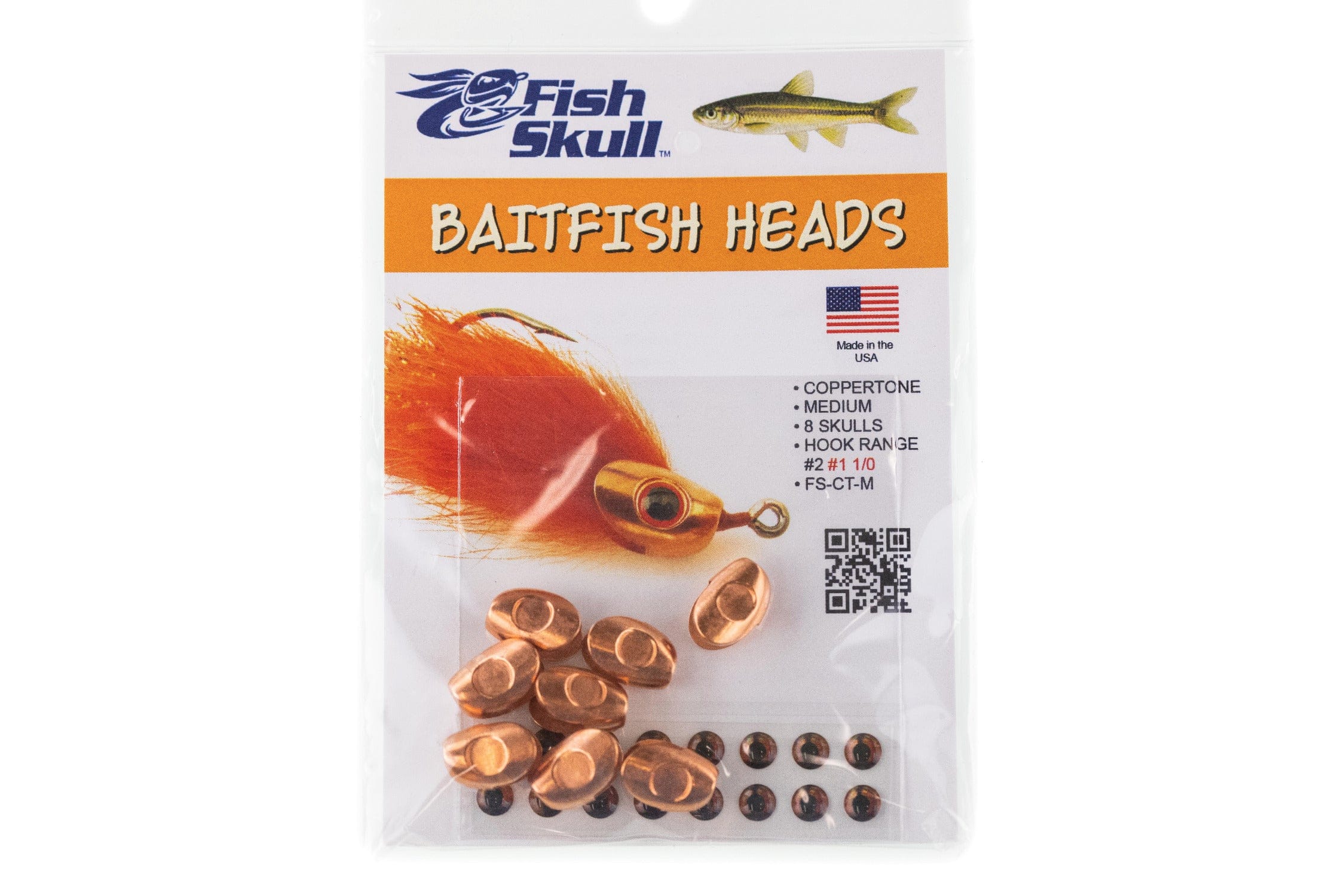 Fish-Skull Baitfish Heads