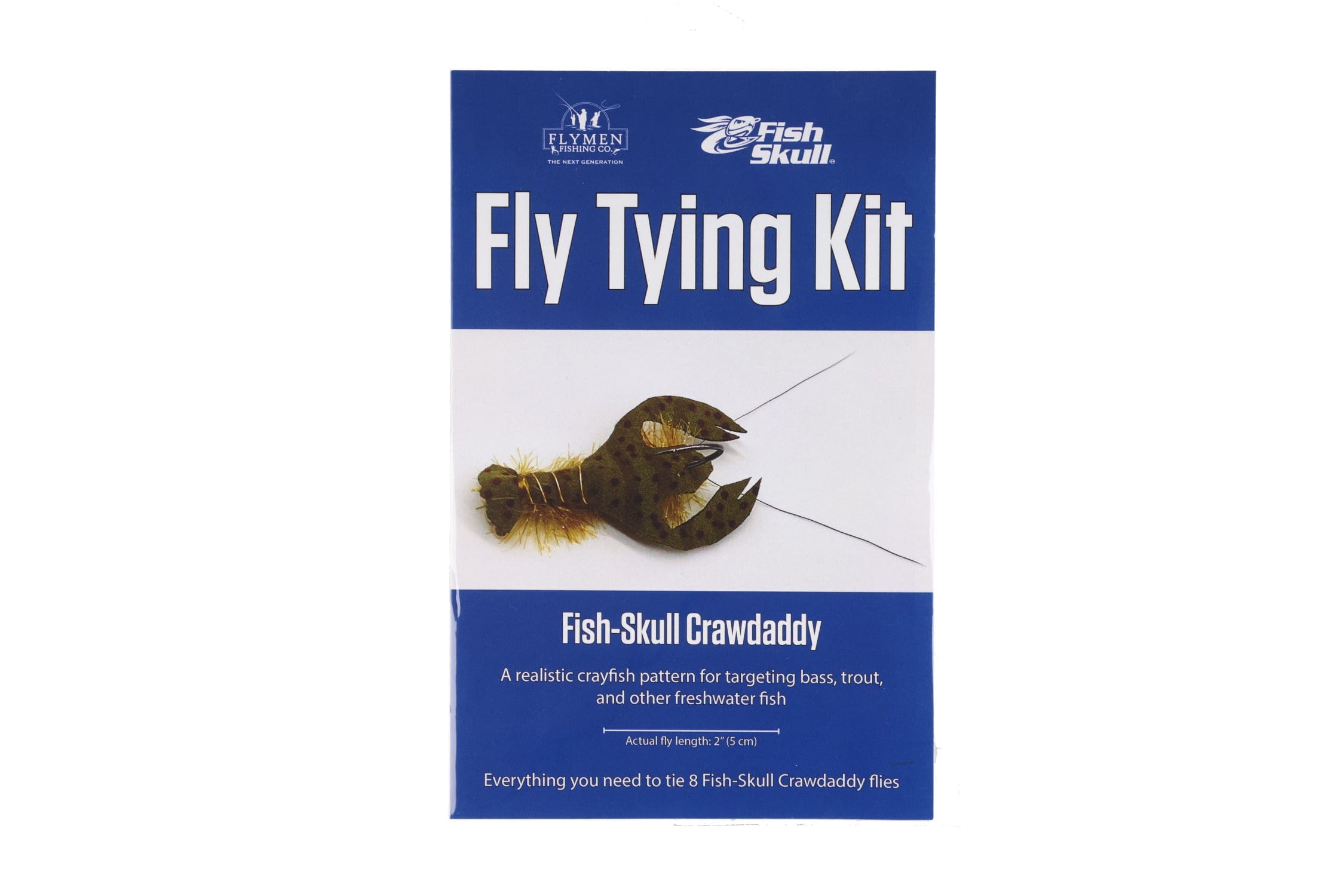 Fish-Skull Crawdaddy Fly Tying Kit