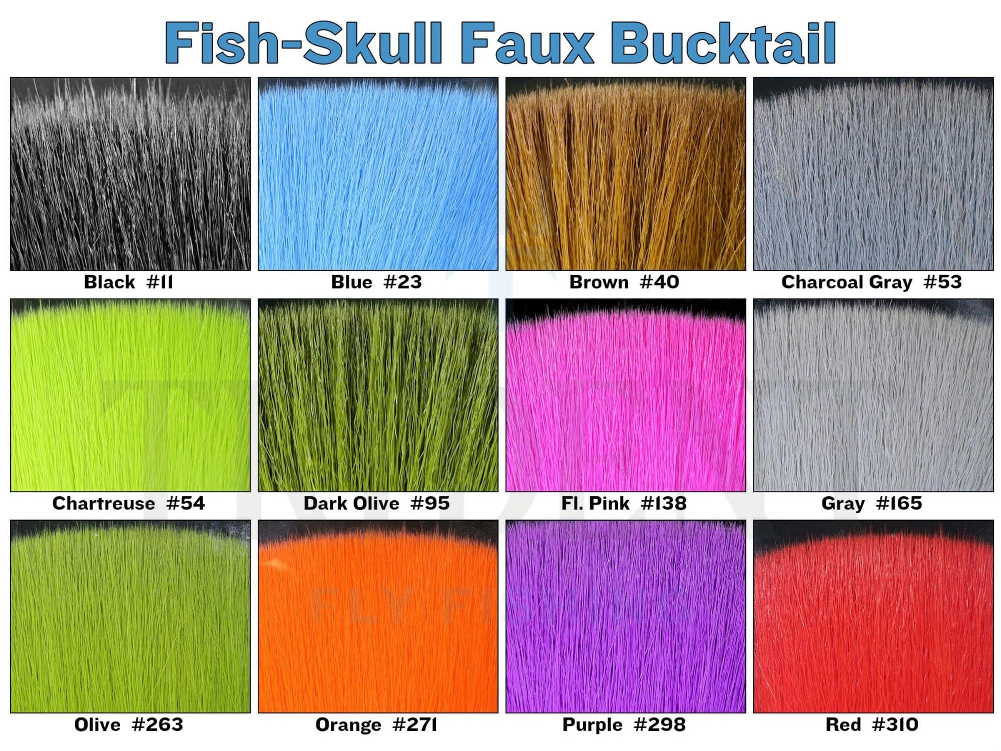 Fish-Skull Faux Bucktail