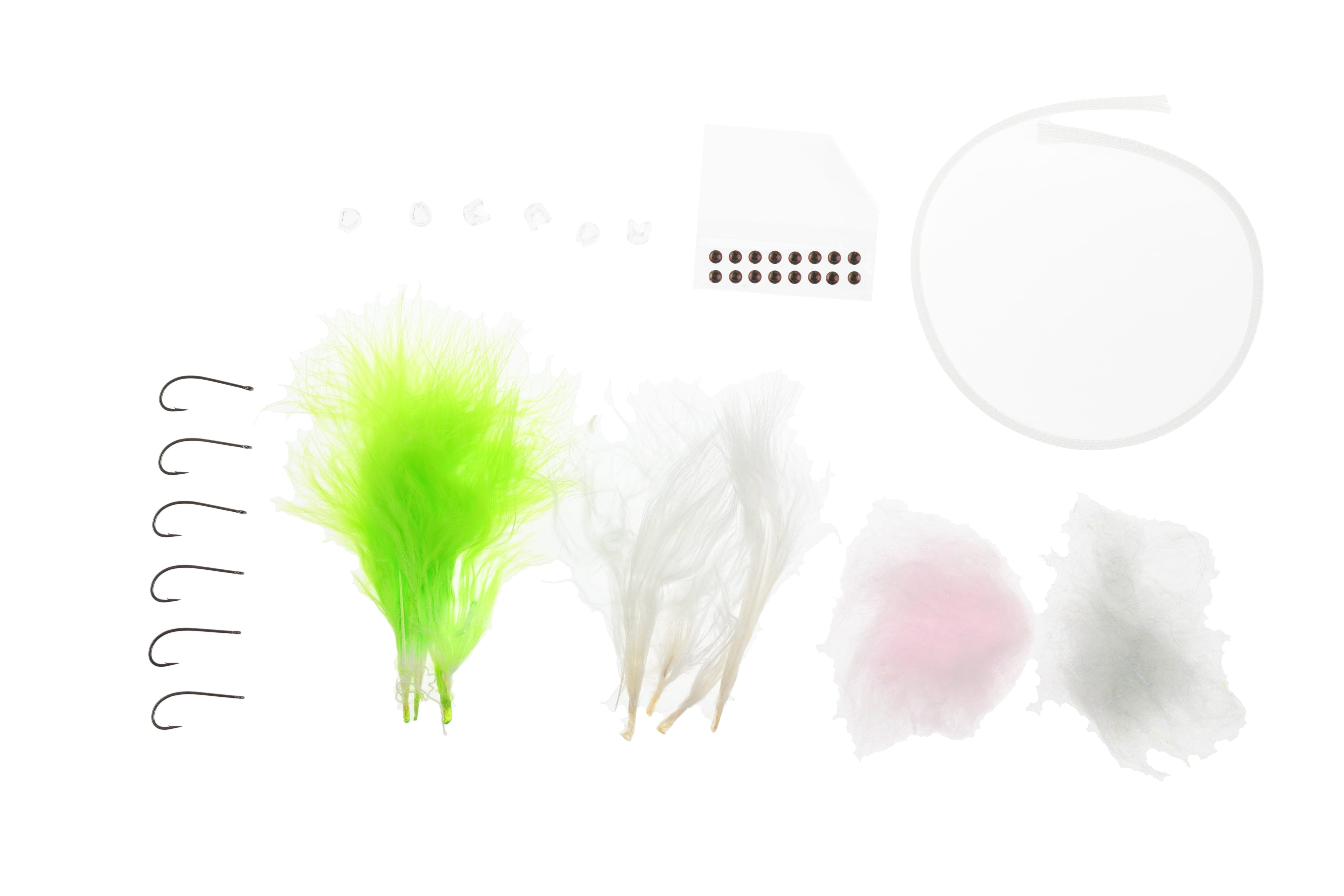 Fish-Skull Glass Minnow Guide Fly Tying Kit