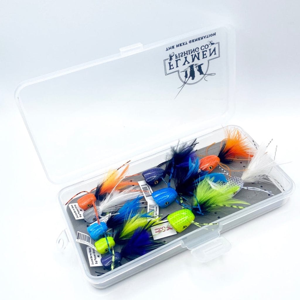 Flymen Double Barrel Bass Bug Popper Fly Selection