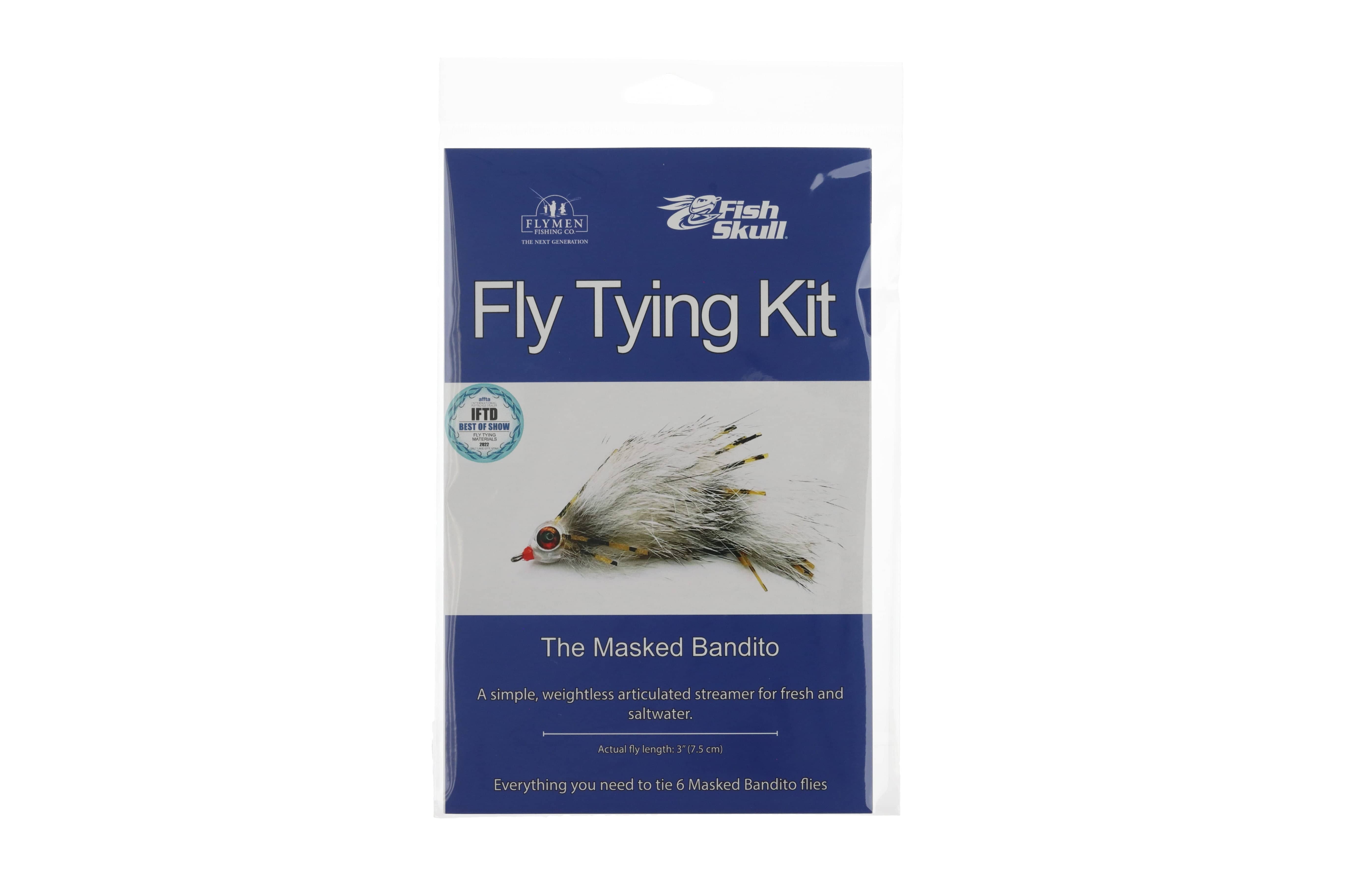 Fish-Skull Masked Bandito Fly Tying Kit