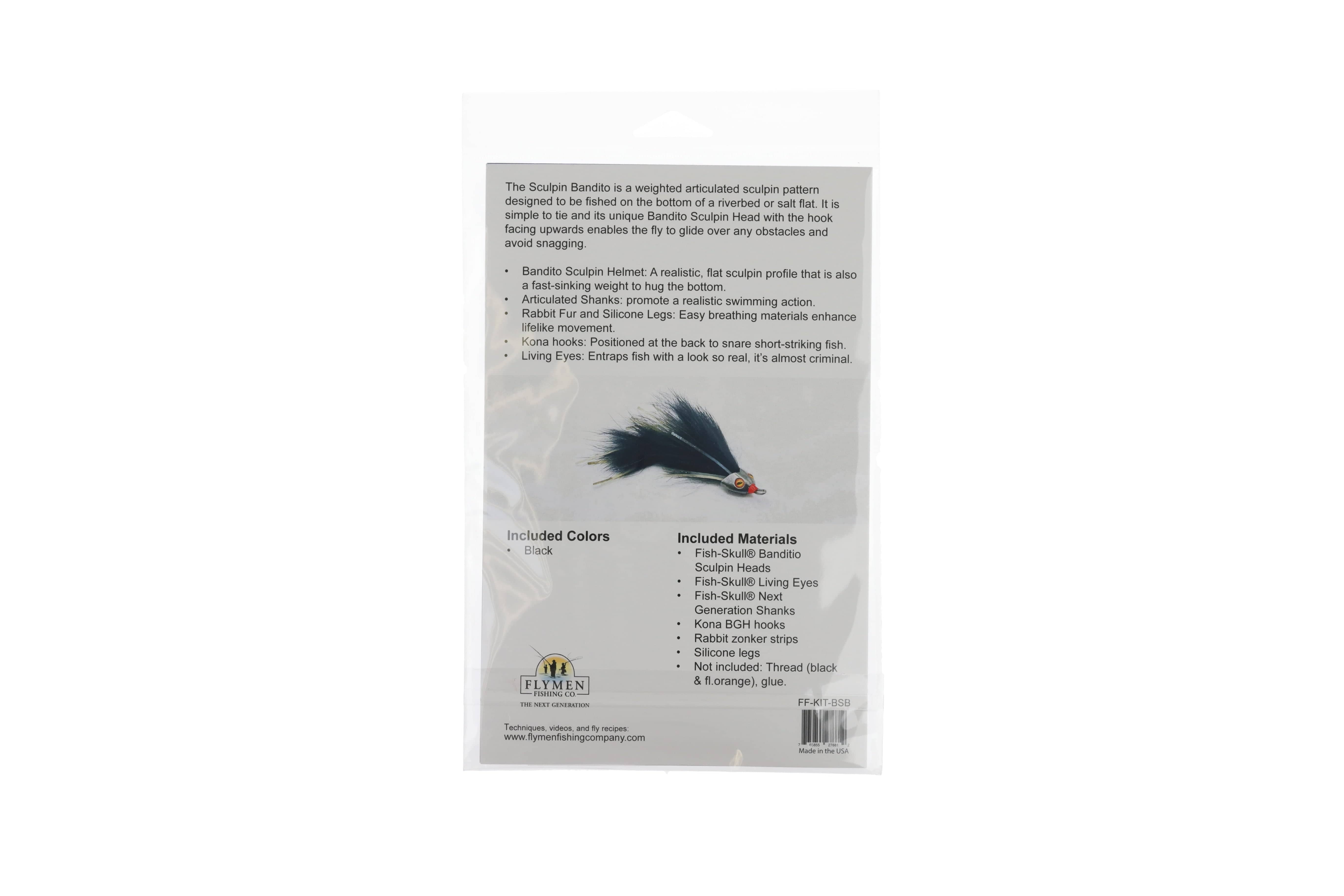 Fish-Skull Sculpin Bandito Fly Tying Kit