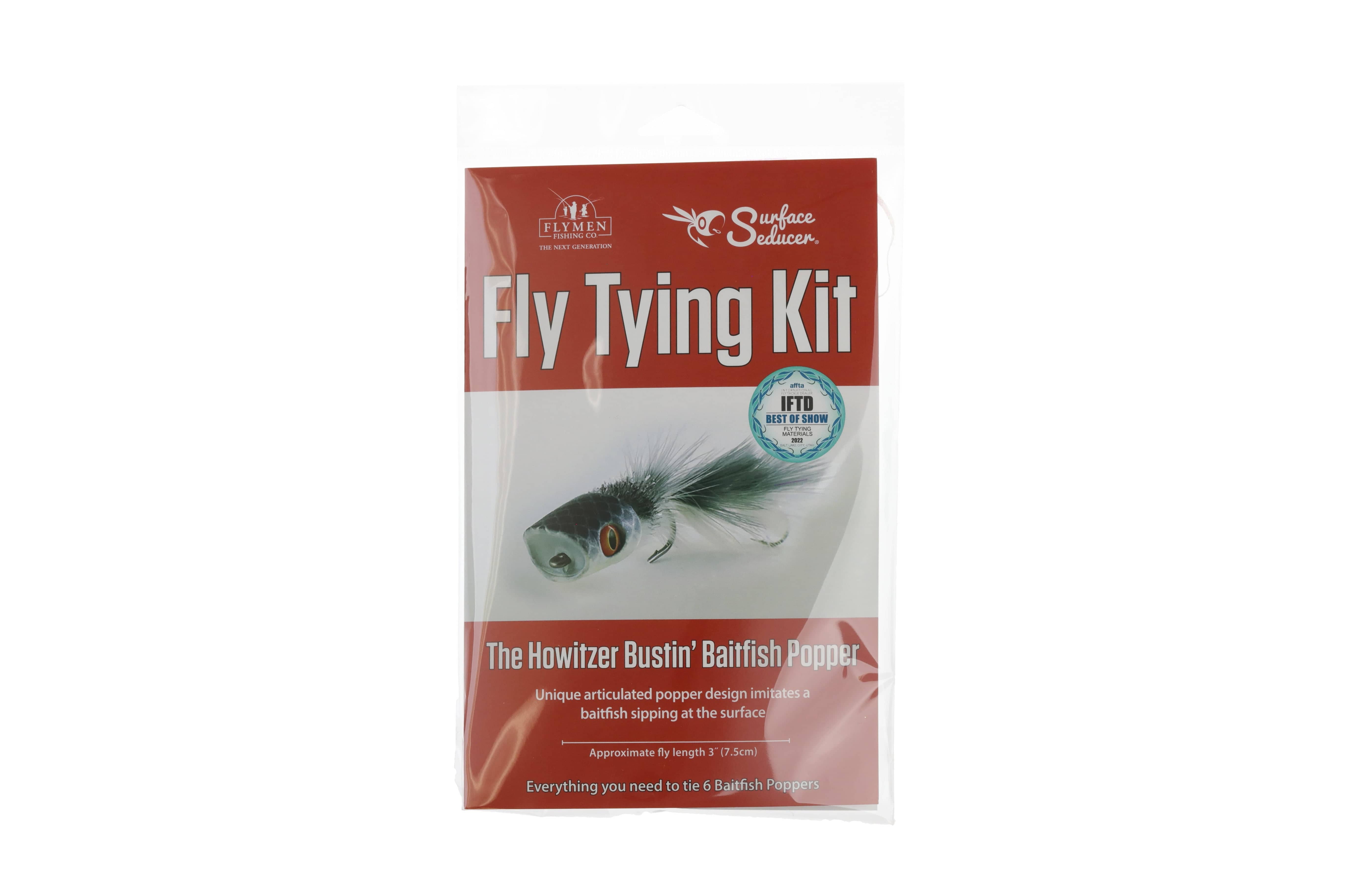 Flymen Howitzer Bustin Baitfish Popper Fly Tying Kit