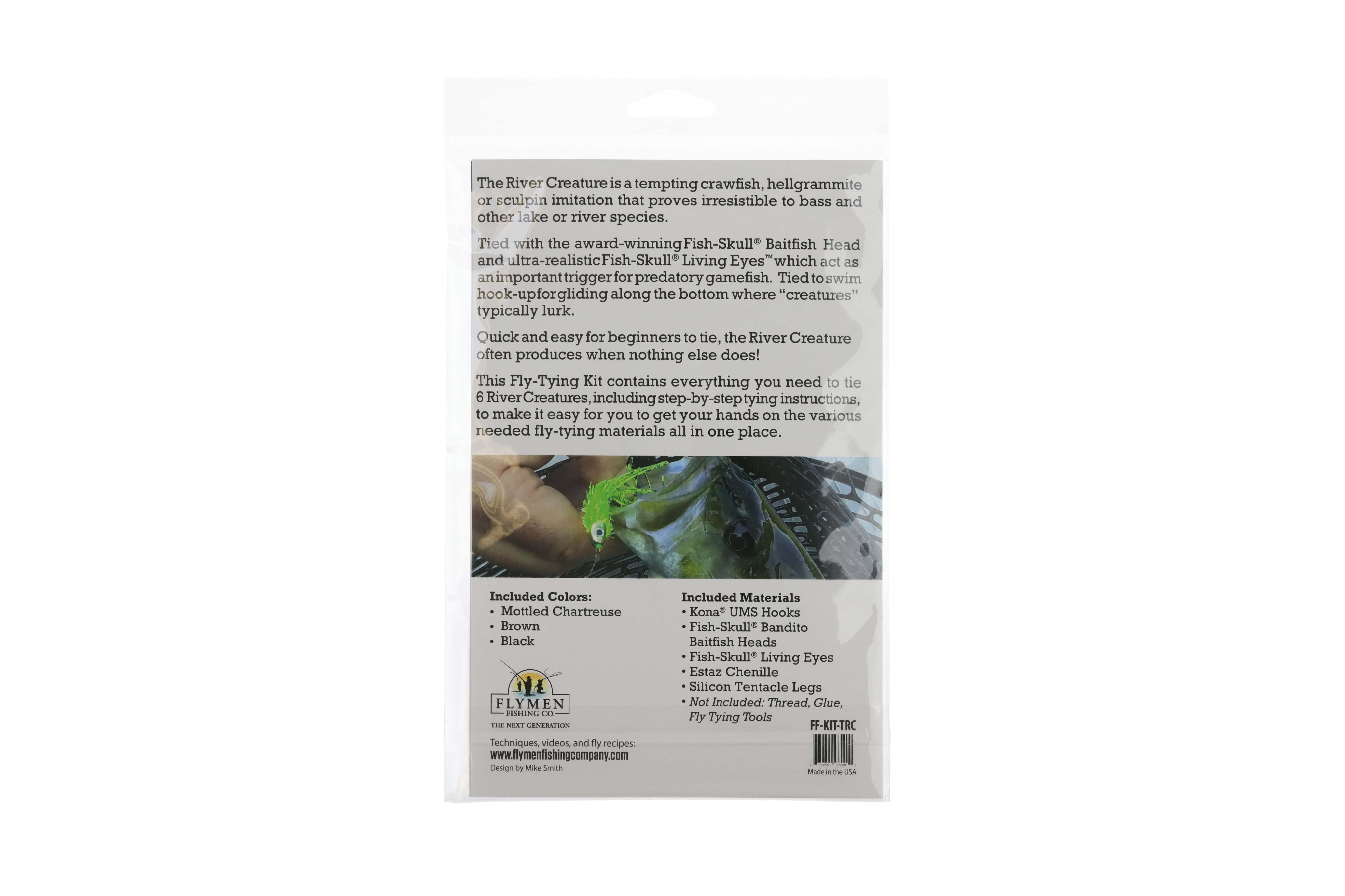 Flymen River Creature Fly Tying Kit