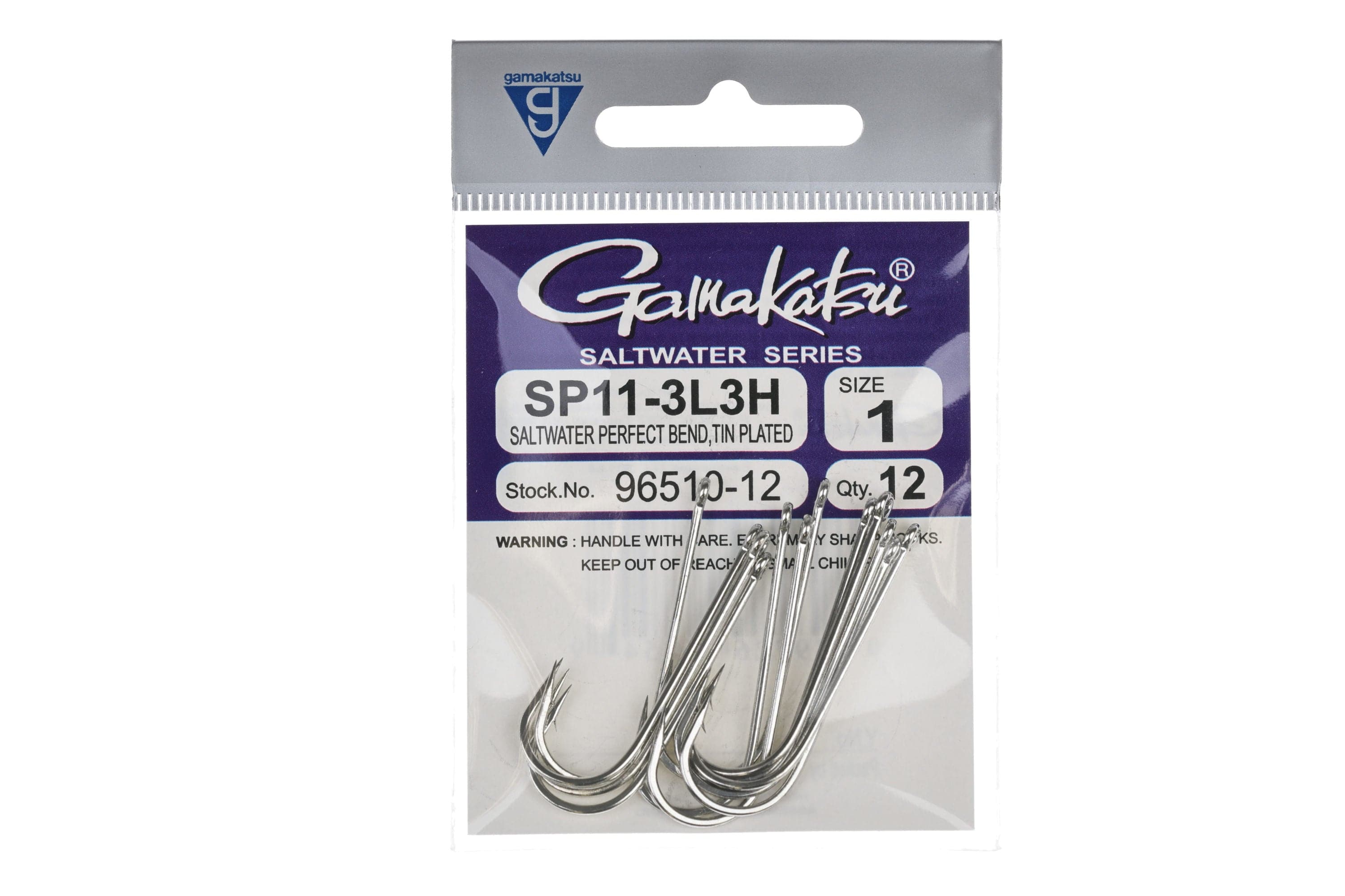 Gamakatsu SP113L3H Perfect Bend Saltwater Hooks