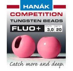 Hanak Competition Fluo+ Slotted Tungsten Beads