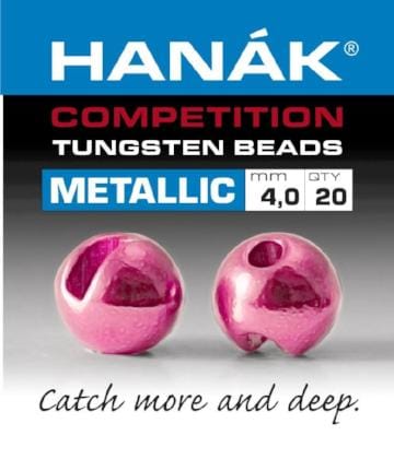 Hanak Competition Metallic+ Slotted Tungsten Beads