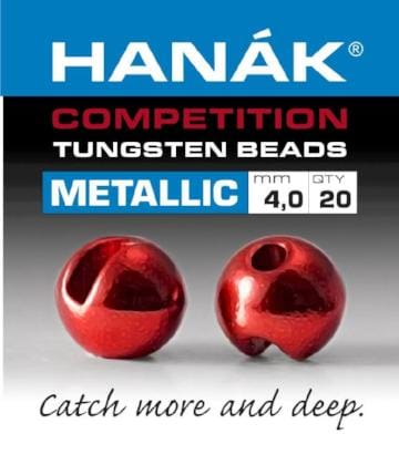 Hanak Competition Metallic+ Slotted Tungsten Beads