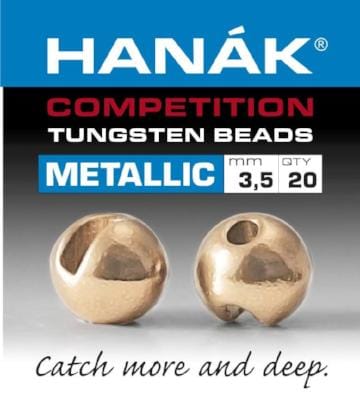 Hanak Competition Metallic+ Slotted Tungsten Beads