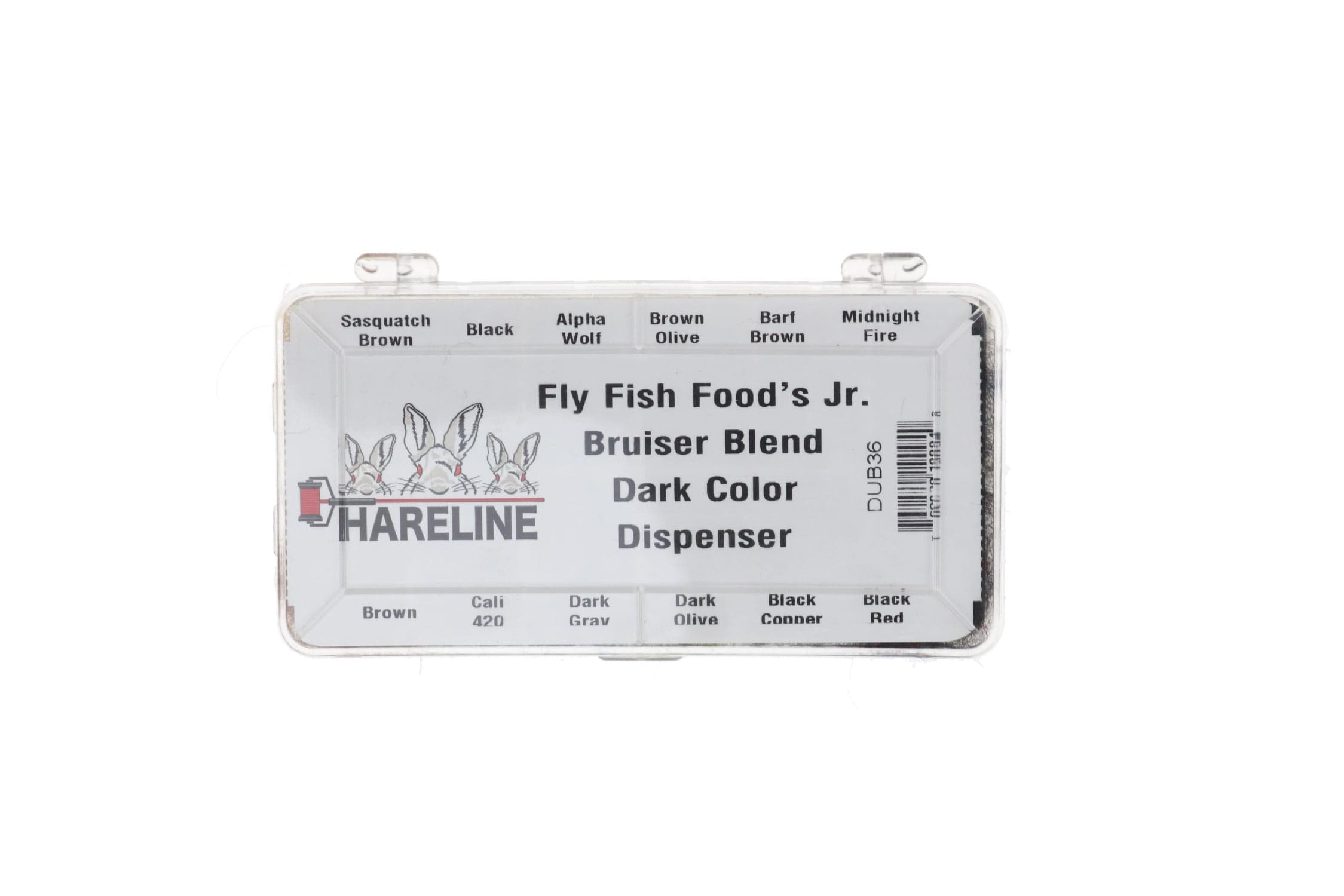 Fly Fish Food's Jr. Bruiser Blend Dubbing Light - Multi Color Assortment w/ Dispenser