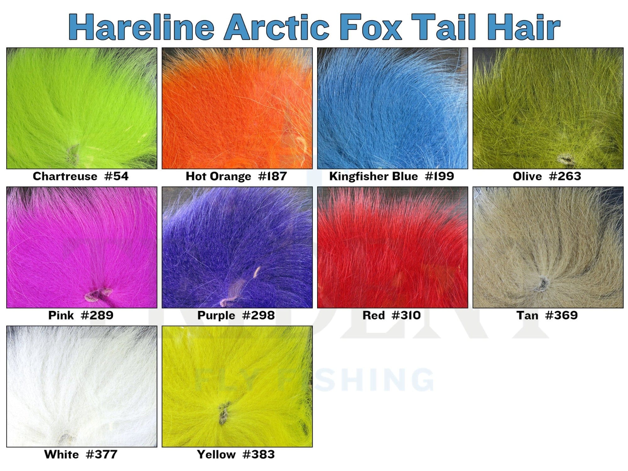 Hareline Arctic Fox Tail Hair