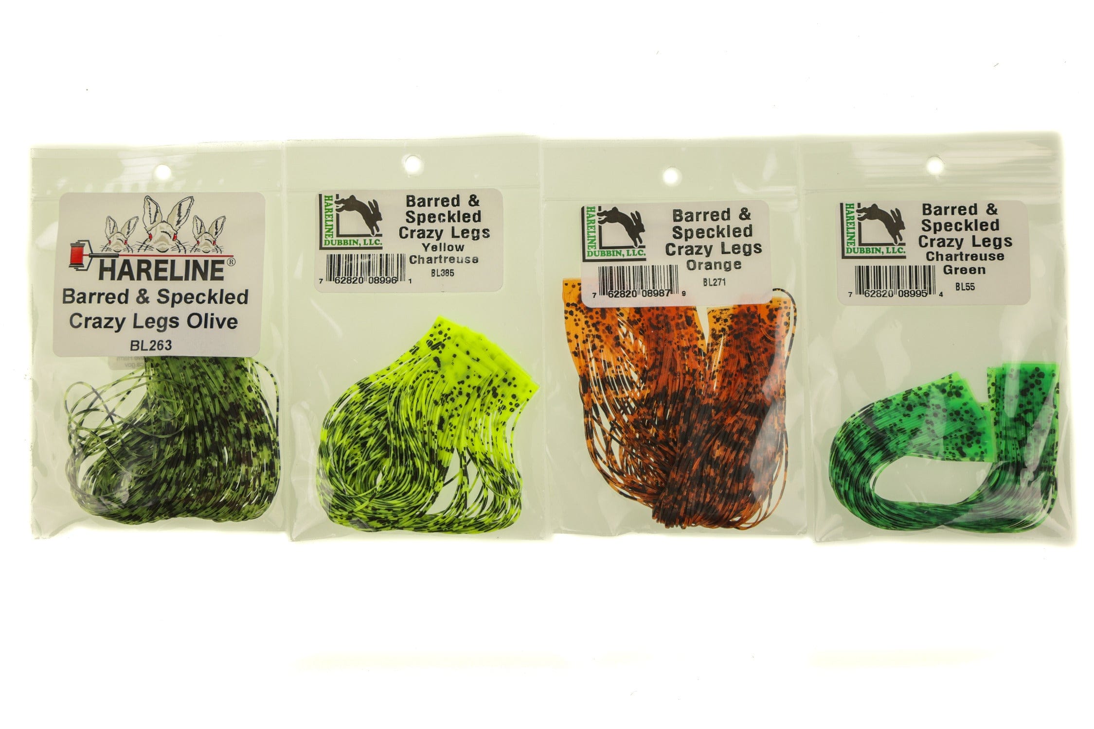 Hareline Barred & Speckled Crazy Legs