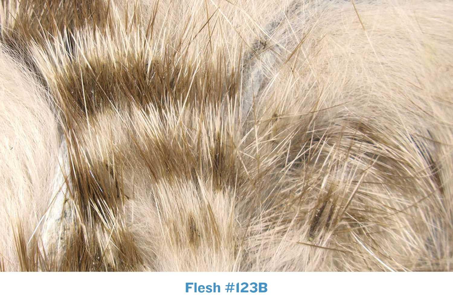 Hareline Black-Barred Magnum Rabbit Fur Strips