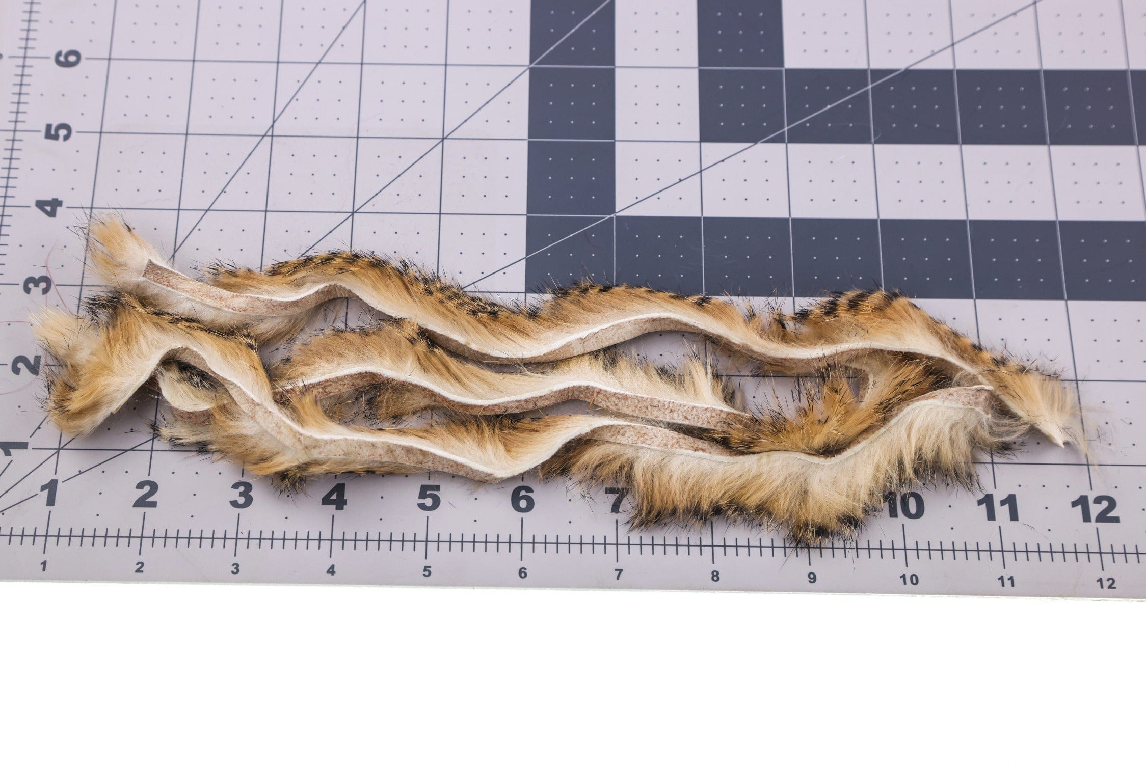 Hareline Black-Barred Magnum Rabbit Fur Strips