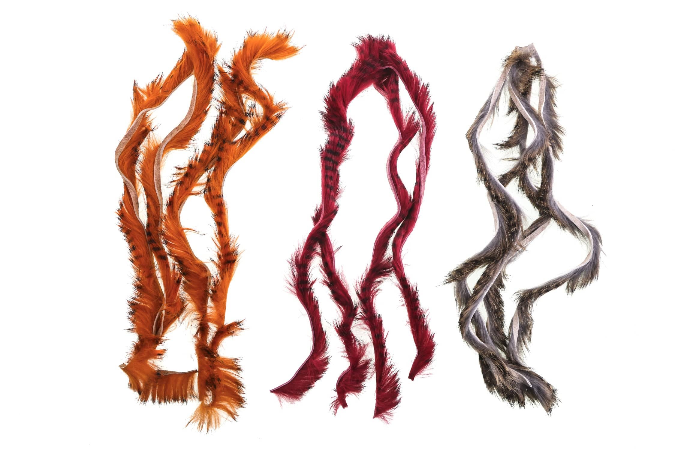 Hareline Black-Barred Rabbit Fur Strips