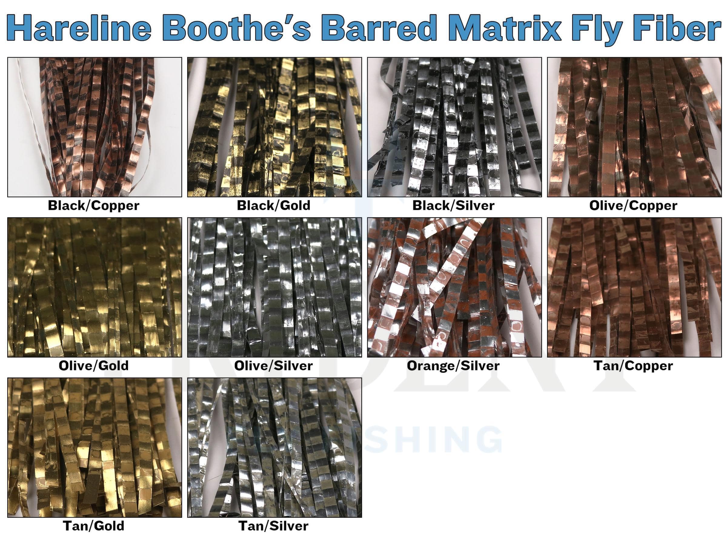Hareline Boothe's Barred Matrix Fly Fiber