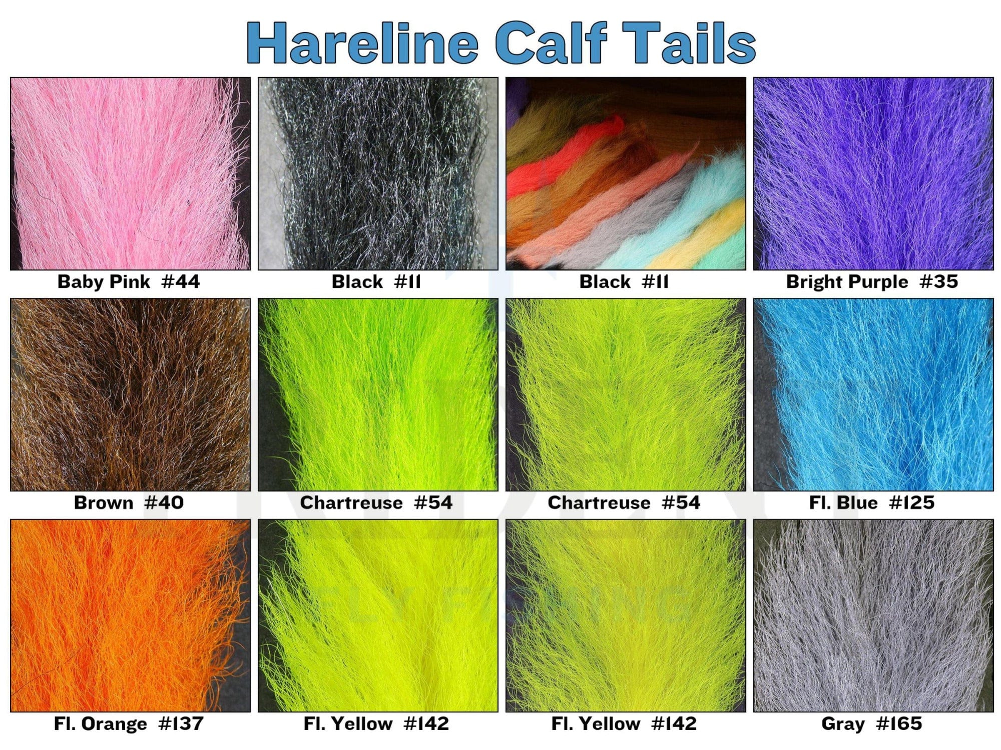 Hareline Calf Tails
