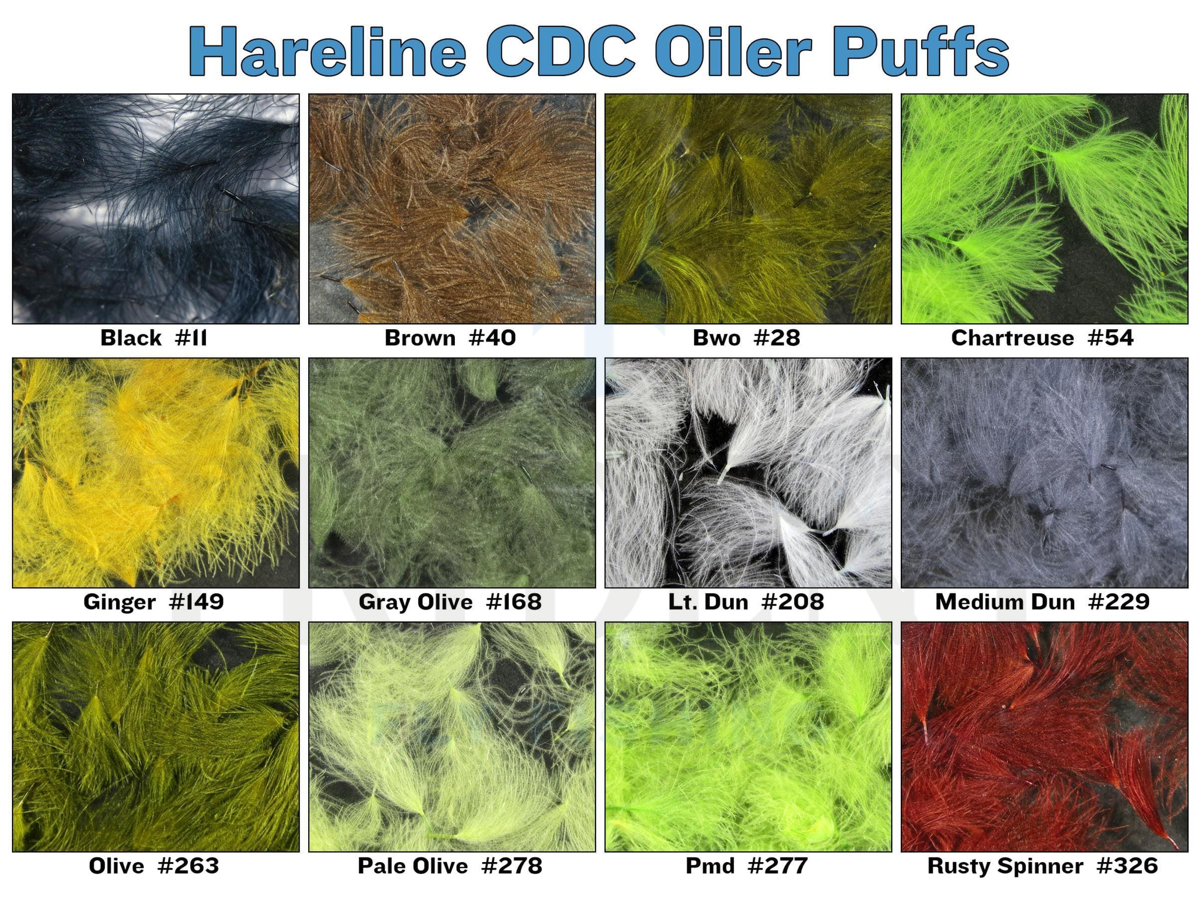 Hareline CDC Oiler Puffs
