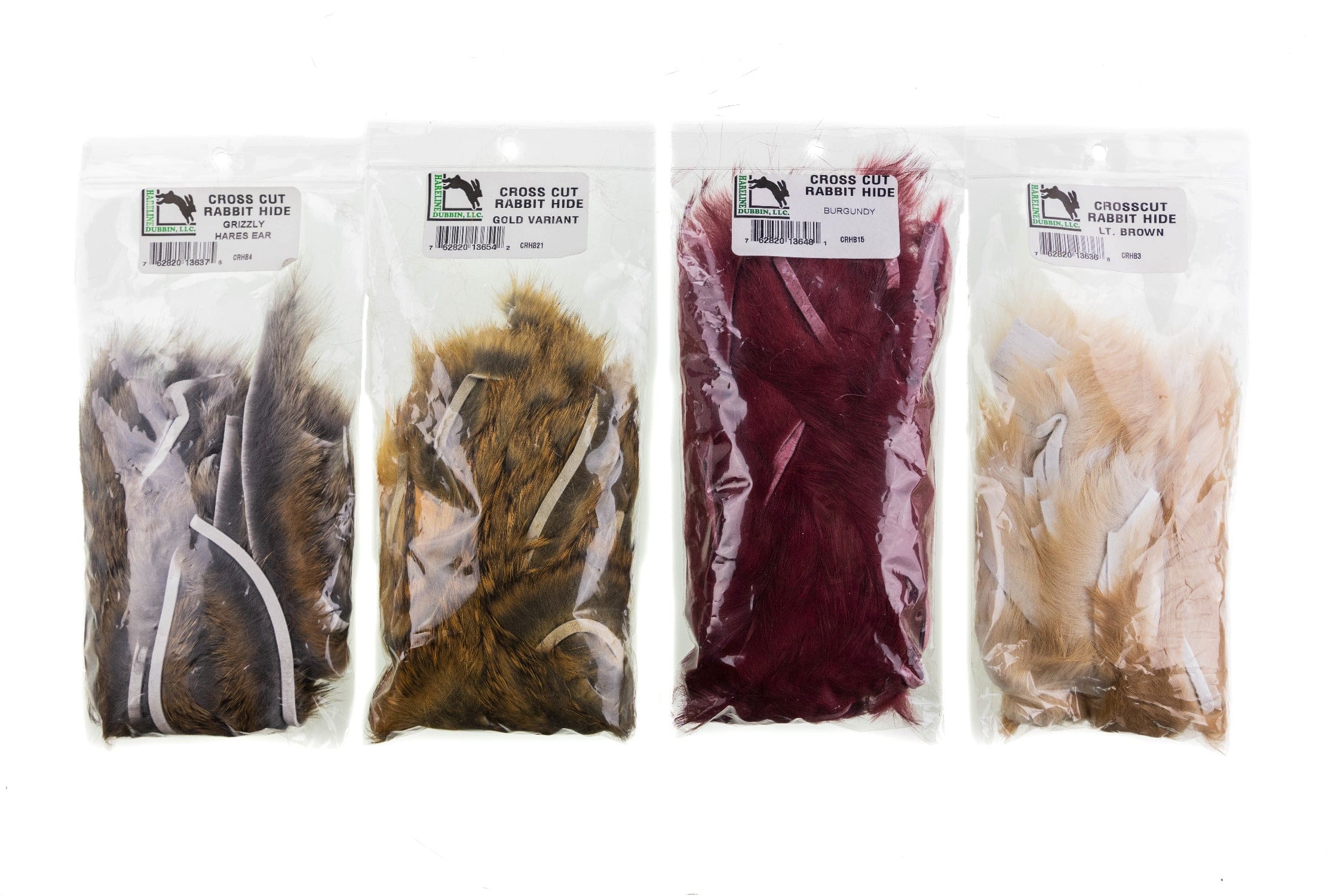 Hareline Crosscut Rabbit Hide Strips